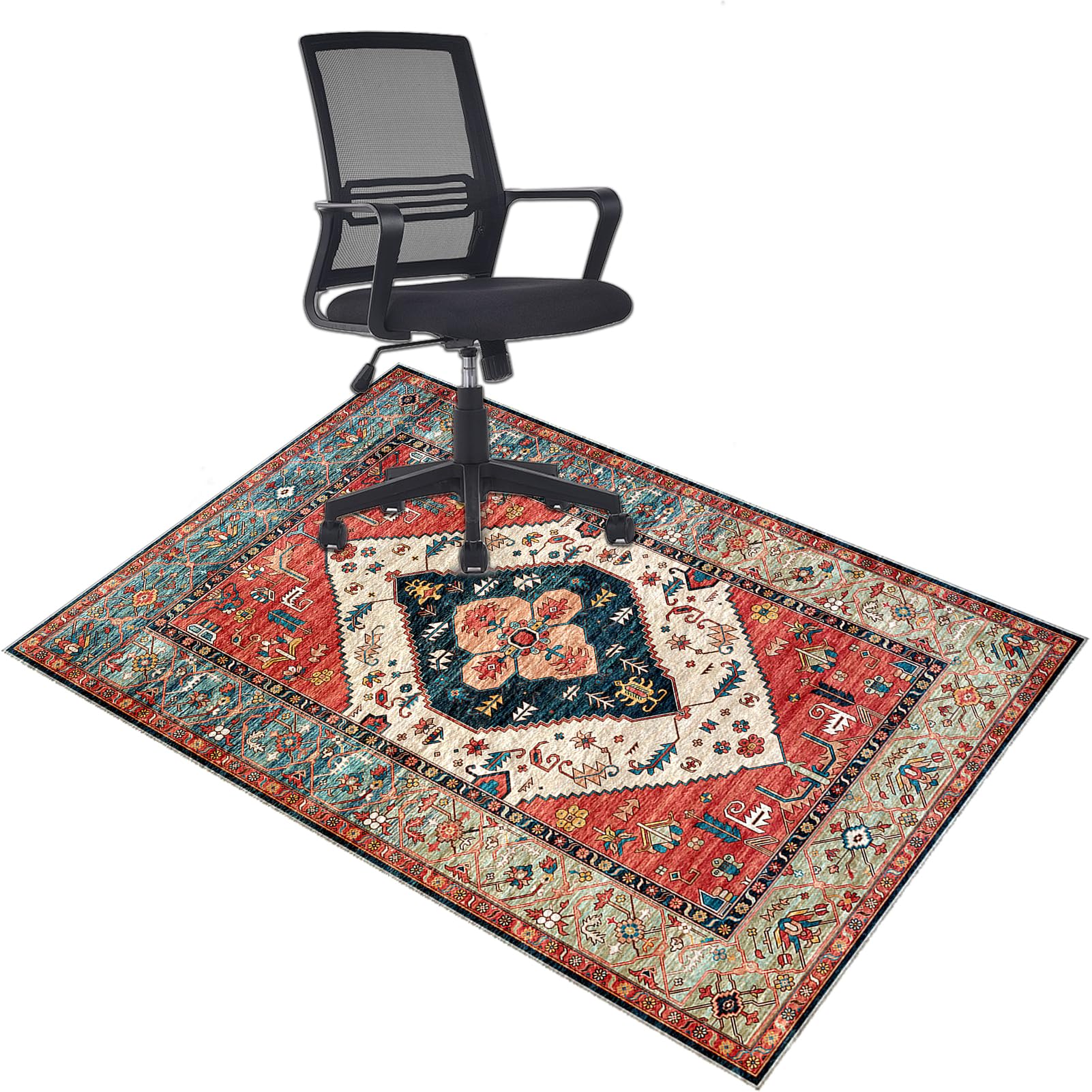 Heavy Duty Office Chair Mats for Carpeted and Hardwood Floor Low pile Chair Mat Soft and Comfortable Carpet Protectors Chair Mat Anti Slip Computer Desk Chair Mat Floor Gaming Chair Mat 140 x 180 cm
