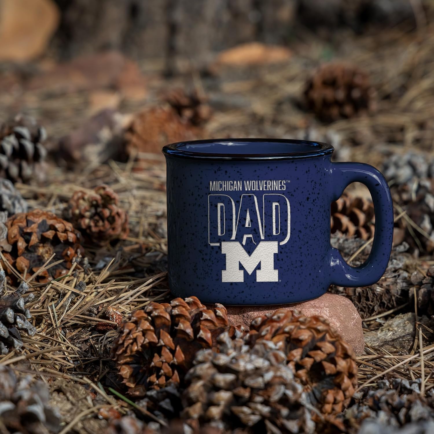 Rico Industries NCAA Dad 12oz Laser Engraved Campfire Mug - Image 5
