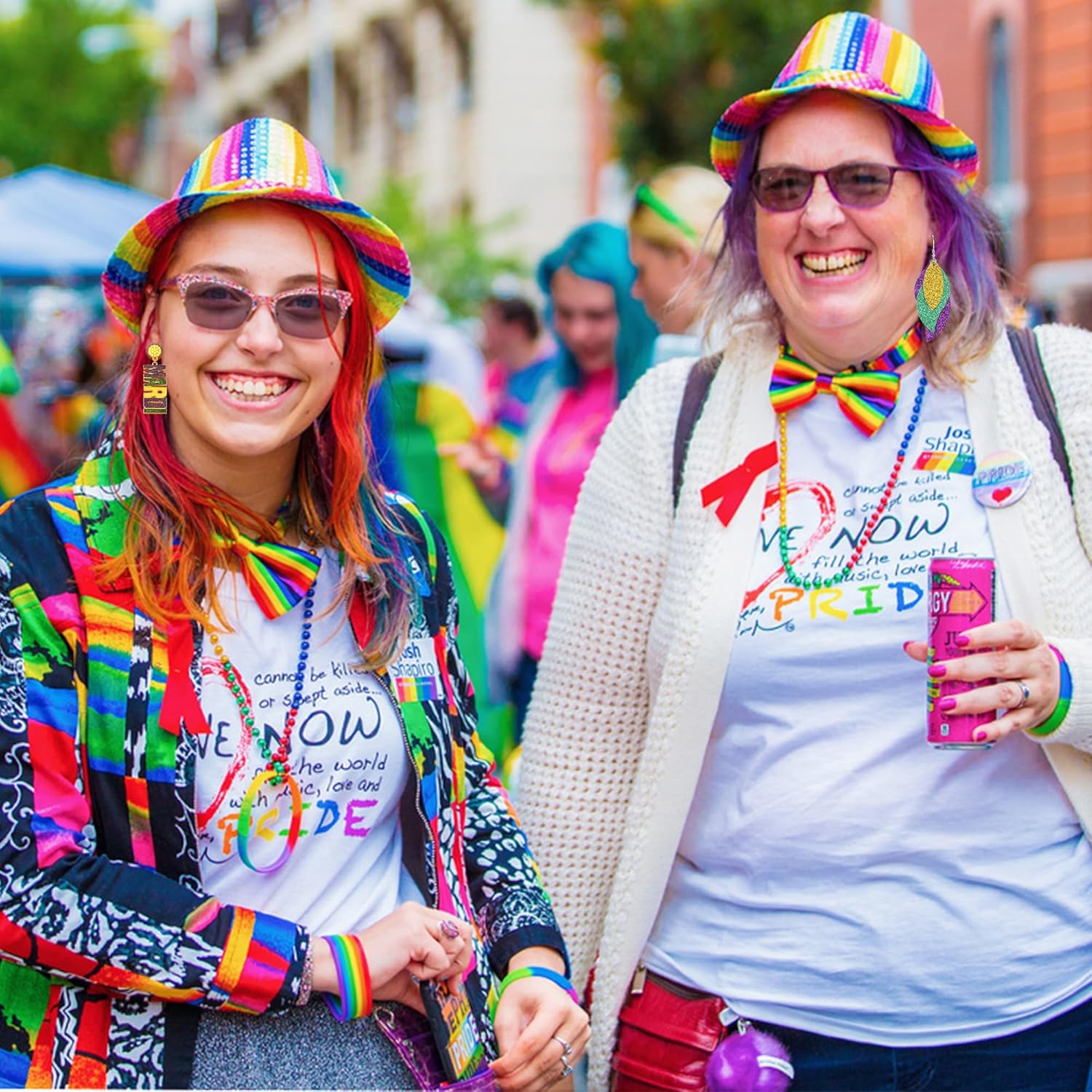 Mardi Gras Earrings For Women, Carnival Gold Heart Earrings Dainty Leaf Earrings Mardi Gras Outfits For Fat Tuesday Celebration Mardi Gras Costume Accessories Party Favors Gifts - Image 6