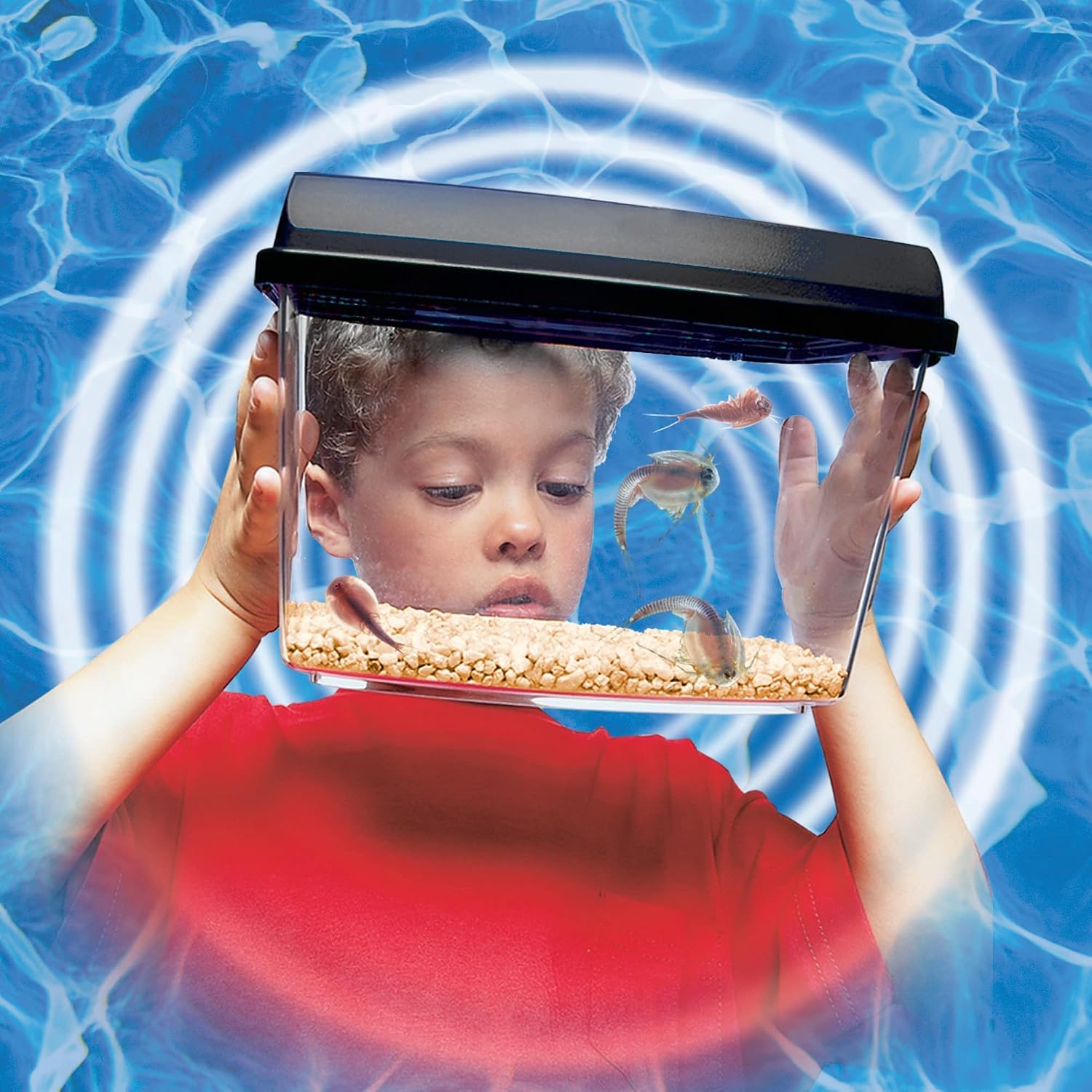 TRIASSIC TRIOPS - Deluxe Triops Kit, Contains 3 Sets of Eggs, Aquarium, Food, Instructions and Helpful Hints to Hatch and Grow Your Own Prehistoric Creatures, Fun Educational Science Toy for Kids, unisex children