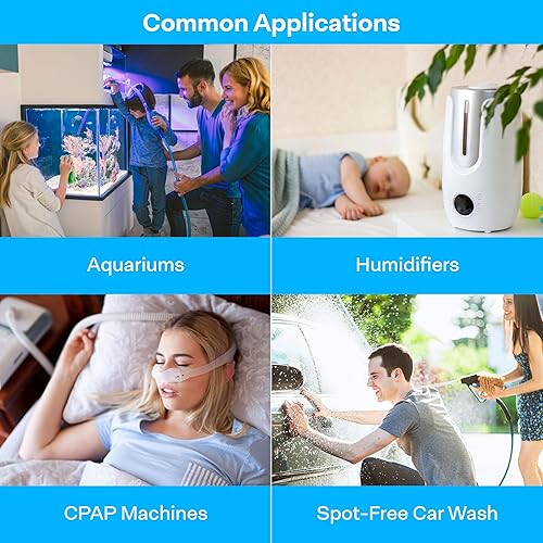 Miniatura 8 de SpiroPure SP-RO400AQD 150 GPD RO DI Sistema de filtro de agua para acuarios, arrecifes Sistema de ósmosis inversa de encimera RO de apartamento de 4