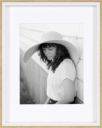 Miniatura 3 de Kate and Laurel Gibson - Juego de 4 marcos de transición, 11 x 14 pulgadas, blanco y natural, marcos casuales para cualquier habitación del hogar