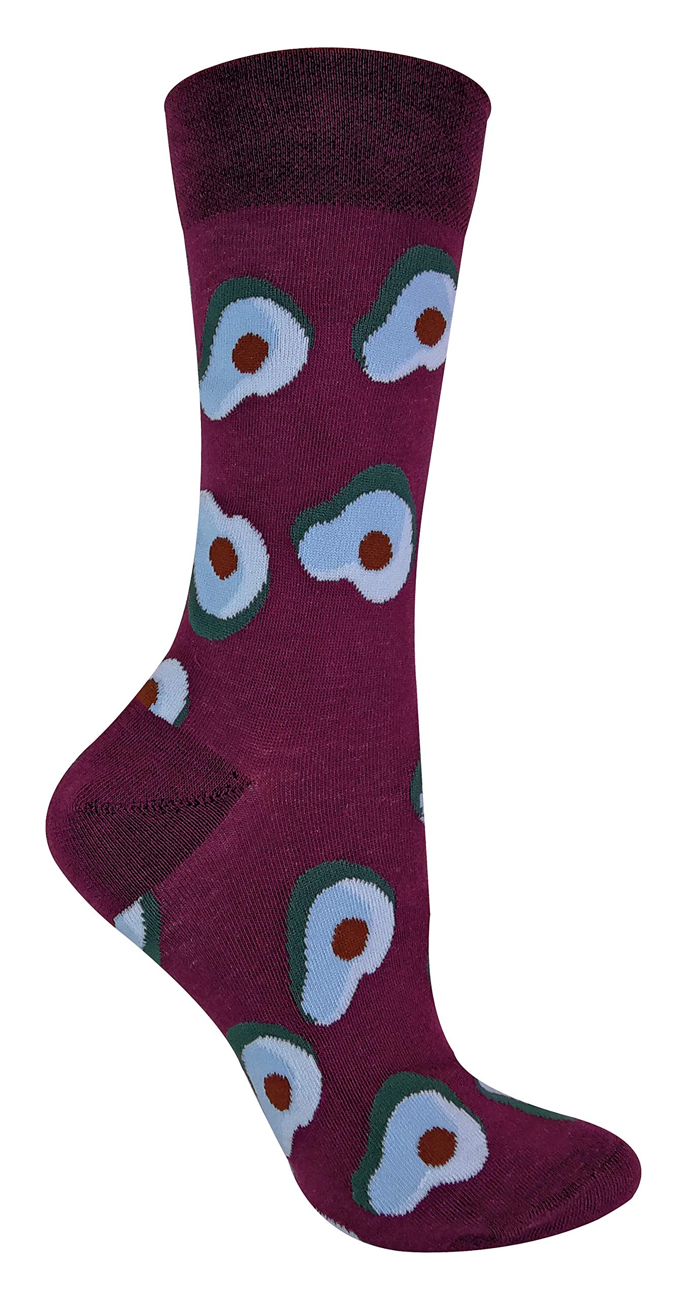 Sock Snob Women's Novelty Fruit Socks - Purple - Size 4-8