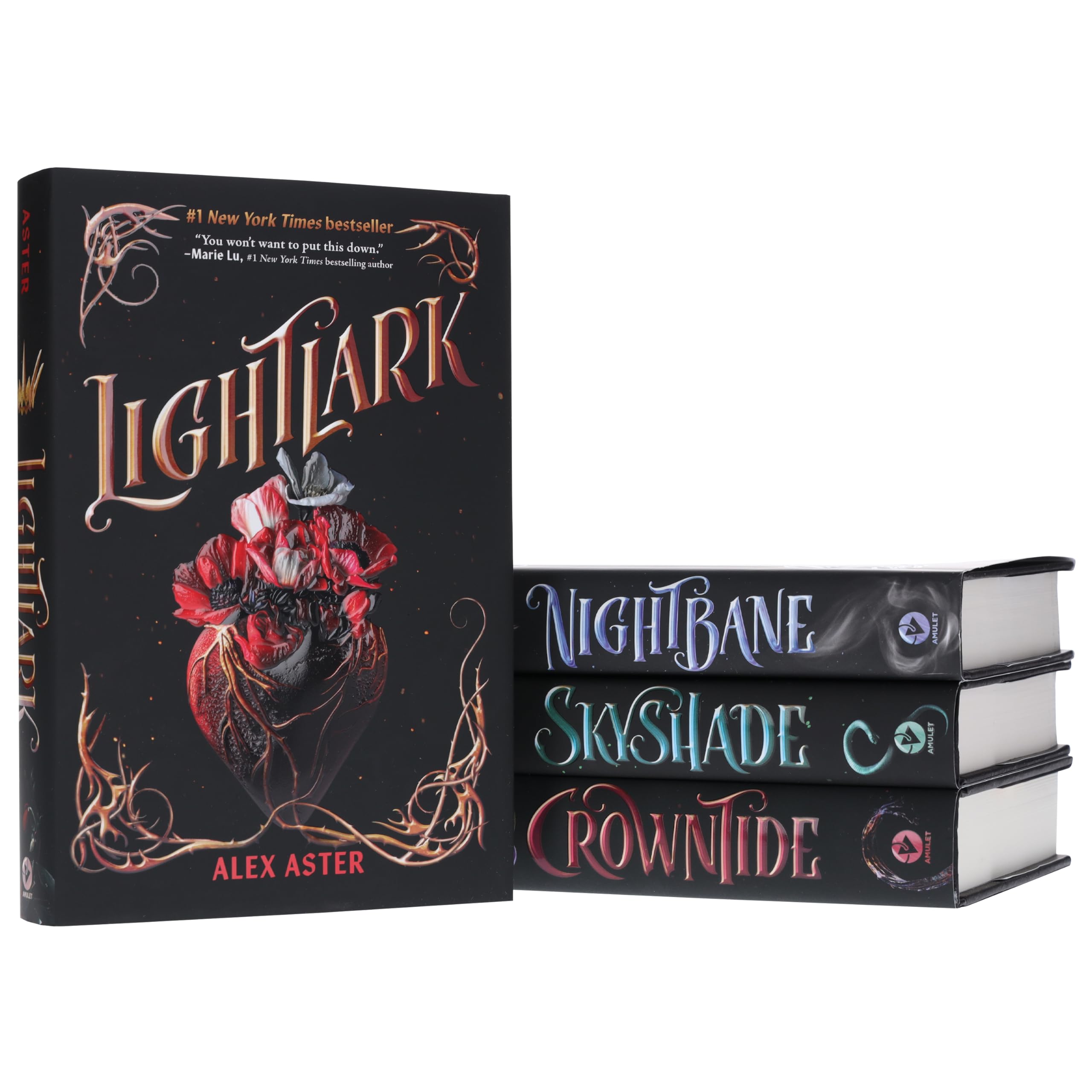 The Lightlark Saga By Alex Aster 4 Books Collection Set (Lightlark, Nightbane, Sky Shade & Crowntide)
