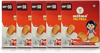 Milma Milk Peda, 500g (Pack of 5, 100g each) | Authentic Indian Mithai | Perfect for Festivals, Gifting & Puja