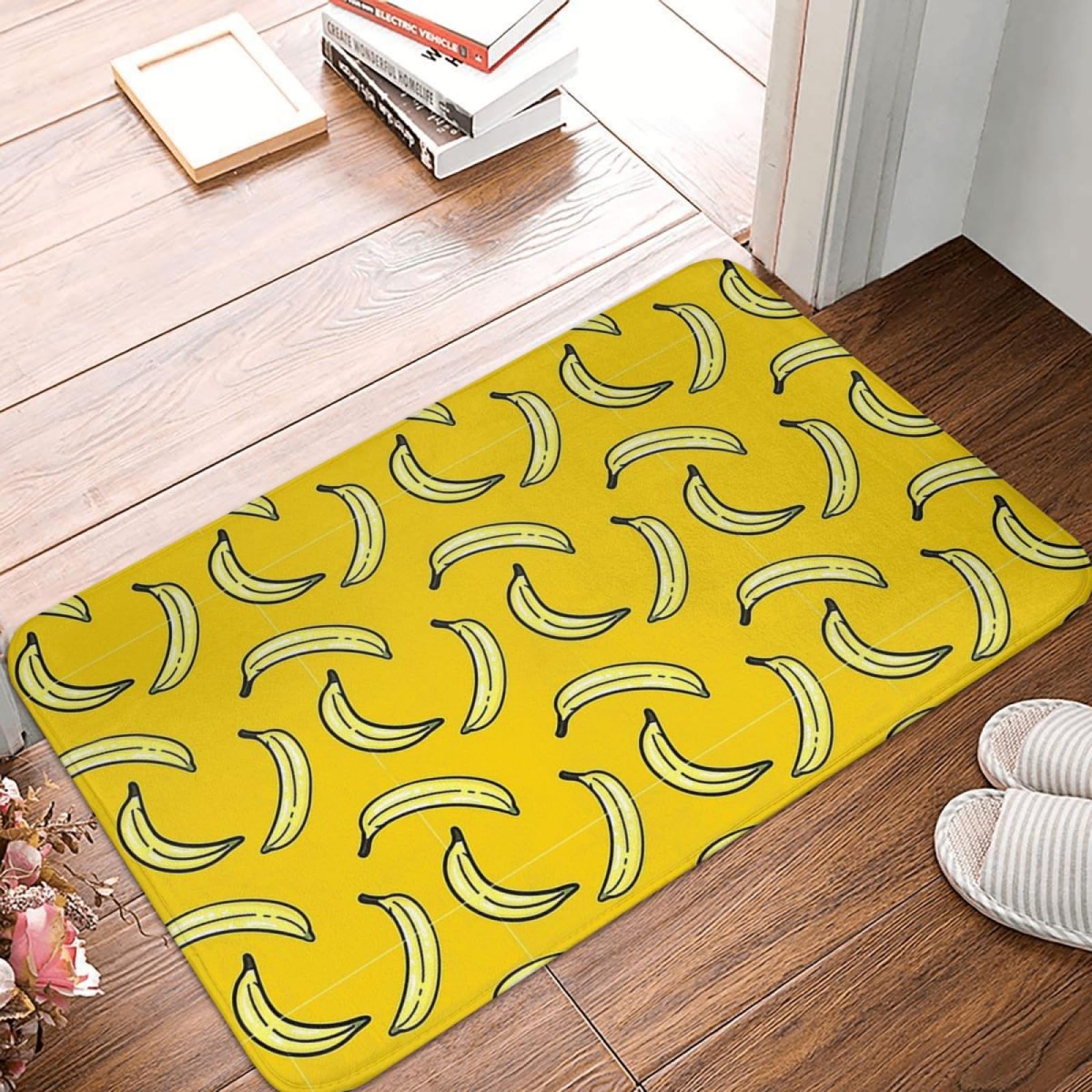 Tapis de salle de bain Banana Banans pour une décoration de cuisine ou entrée humoristique