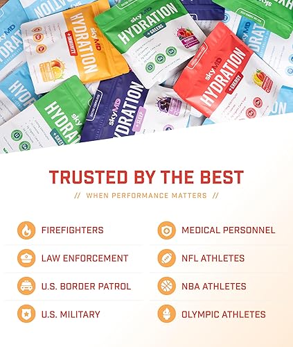 Miniatura 5 de skyMD Hydration + Immunity | Electrolytes Powder Packets | Low Sugar, 10 Calories | 16 Vitamins & Minerals, Sodium | Immune Booster with Vitamin