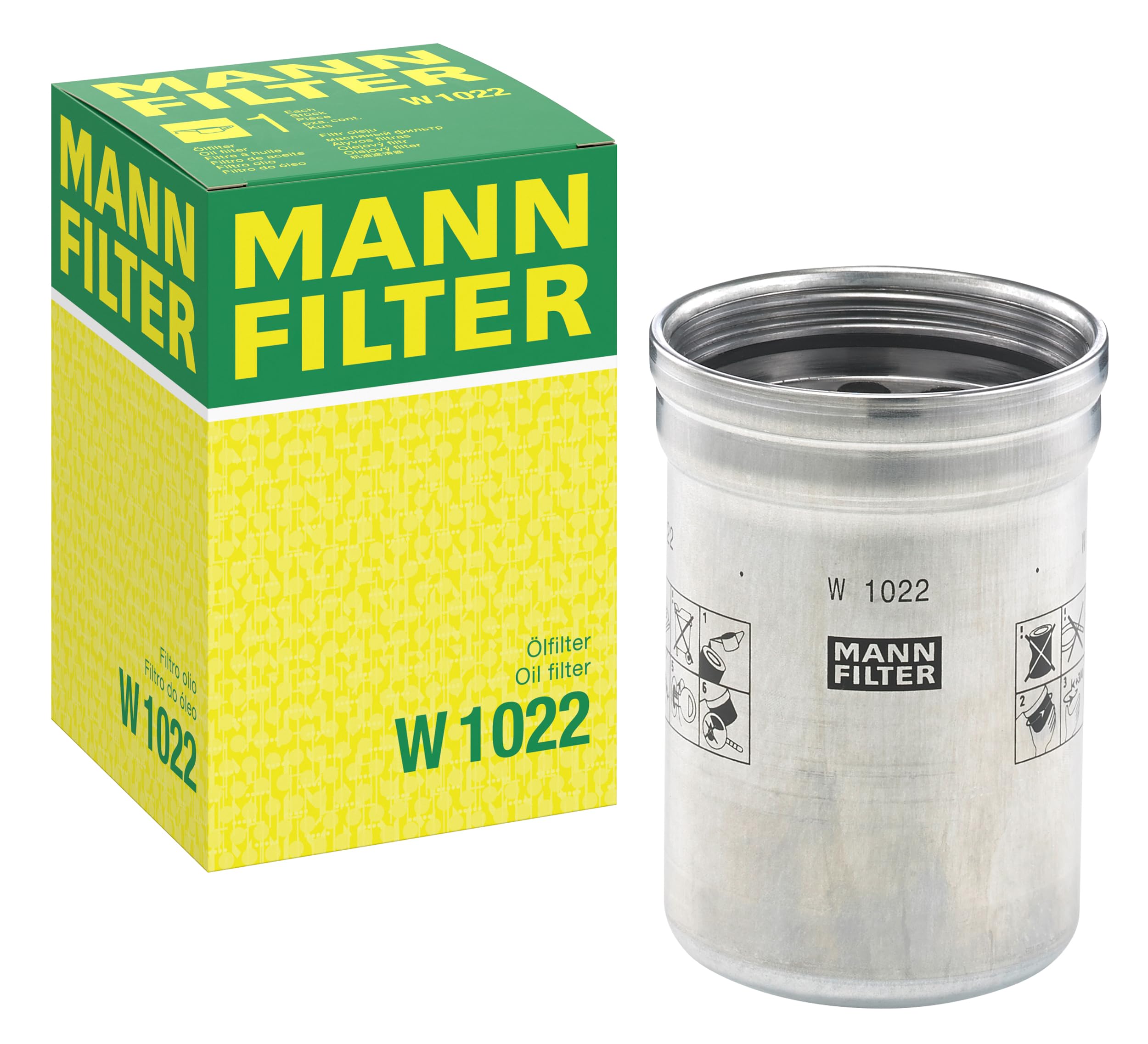 OIL FILTER W 1022 FOR JOHN DEERE Series/5/6 4045HAT80/4045HAT82/4045HAT81 4.5L