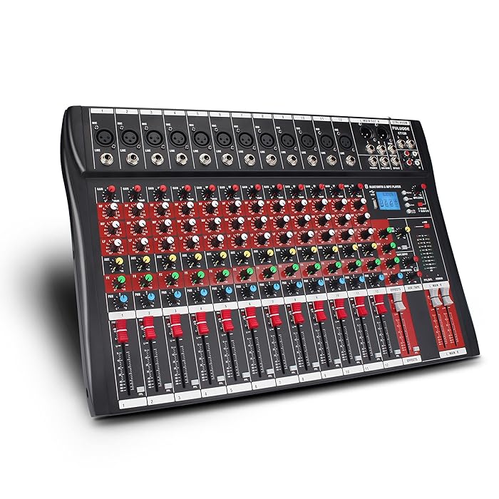Buy Fuluode CT120 12channel mixer audio,Console with Bluetooth USB