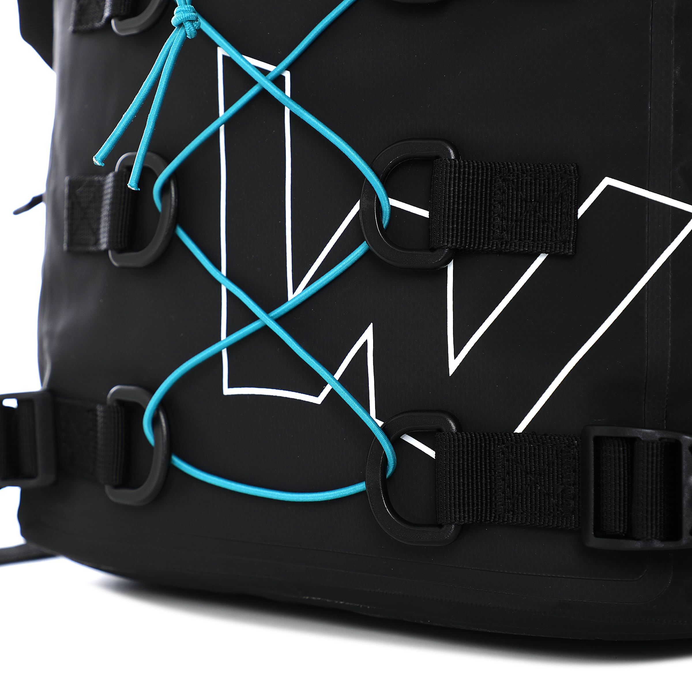 WAVE Sac de terrasse en PVC imperméable à fermeture éclair | Noir | 20 L