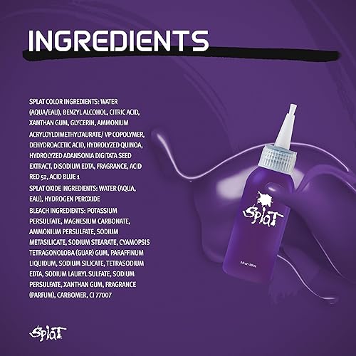 Miniatura 67 de Splat Rebellious Colors Kit para colorear el cabello, Berry Blast