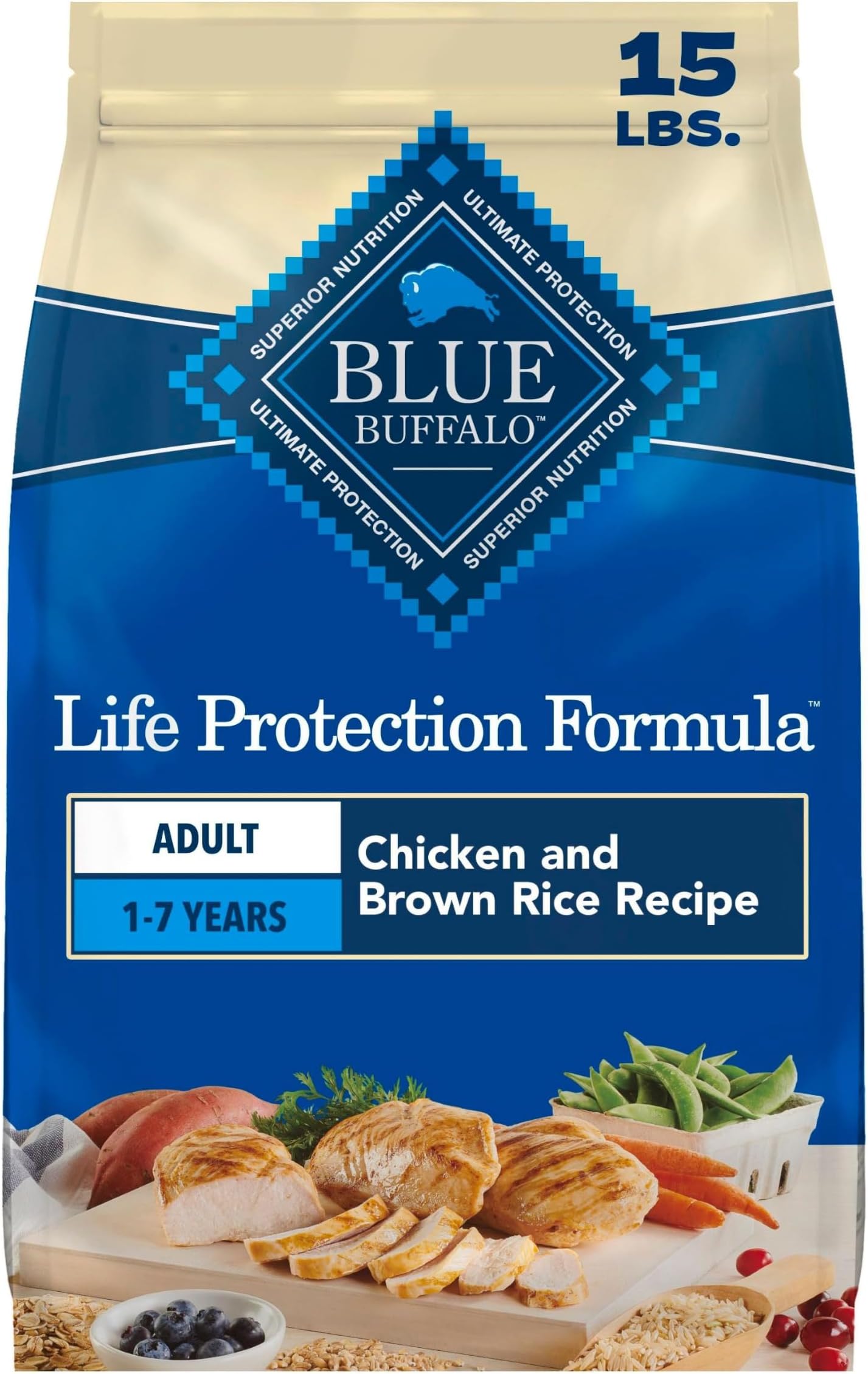 Life Protection Formula Chicken Adult Dry Dog Food, 15 lb