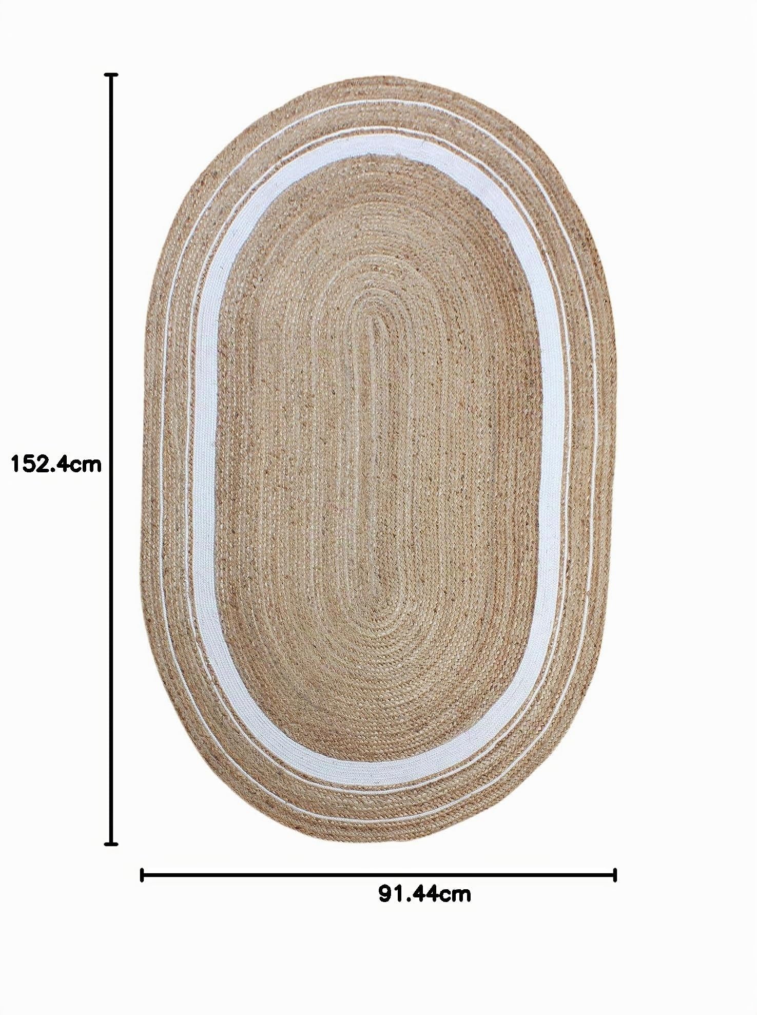 Alfombra de yute trenzada hecha a mano, respetuosa con el medio ambiente, alfombra de suelo para suelo, alfombra de pasillo, alfombra de mesa central, alfombra de pasillo lateral de cama, alfombra