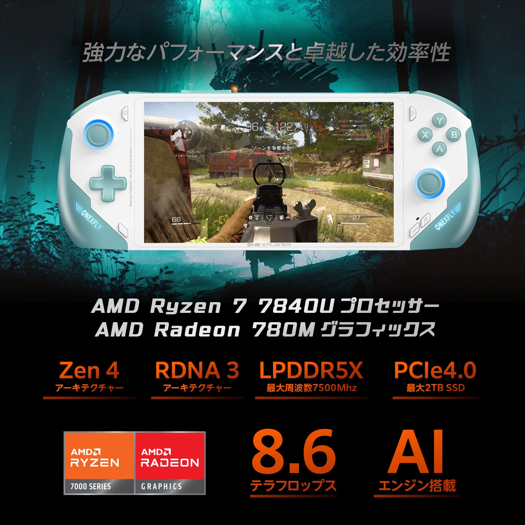 Amazon.co.jp: One-Netbook OneXFly 【国内正規版(Ryzen 7 7840U