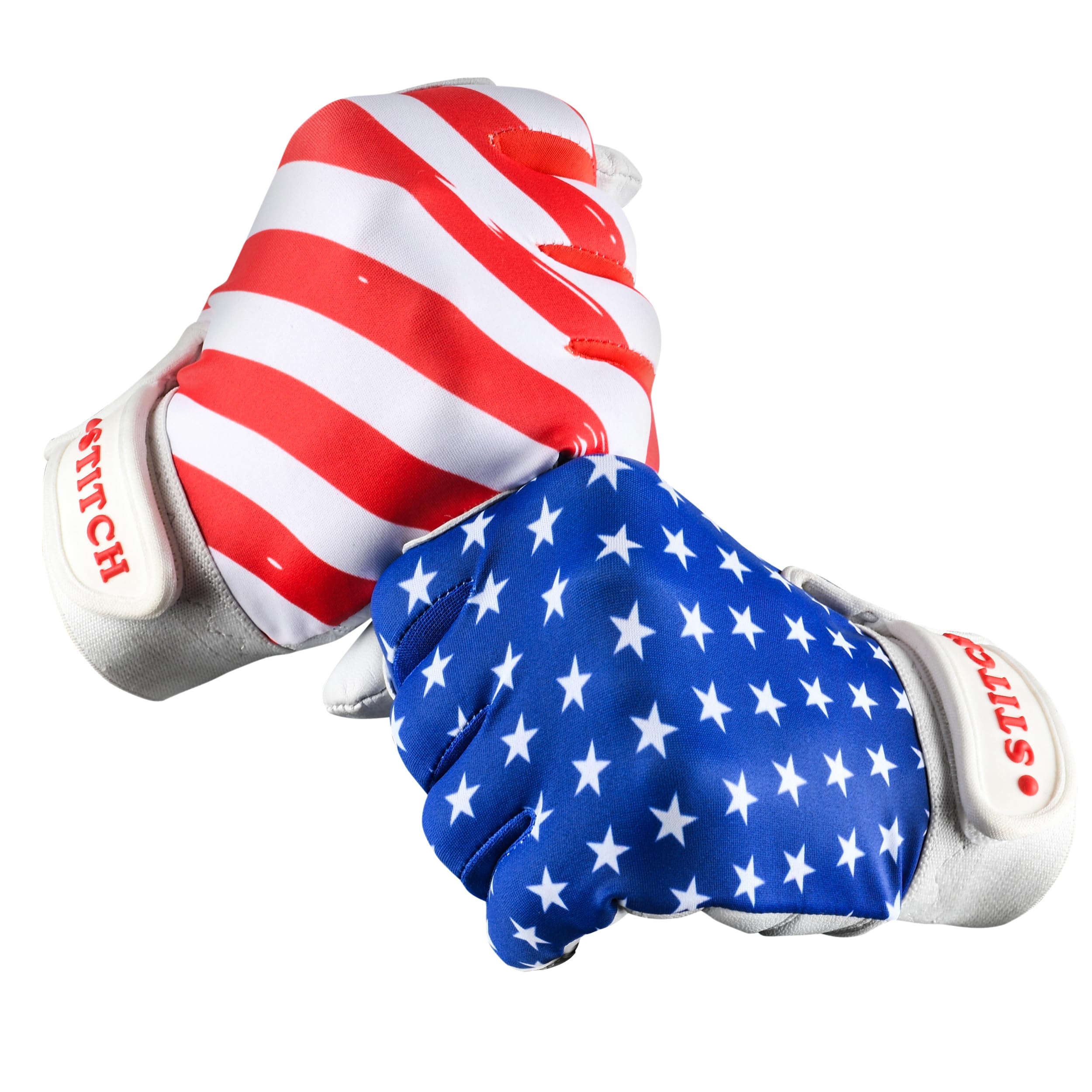 Dot Stitch Batting Gloves Softball Batting Gloves American Flag Baseball Batting Gloves Men Batting Gloves USA Flag Baseball Batting Gloves for Youth Adult & Unisex (Patriot, Youth Small)