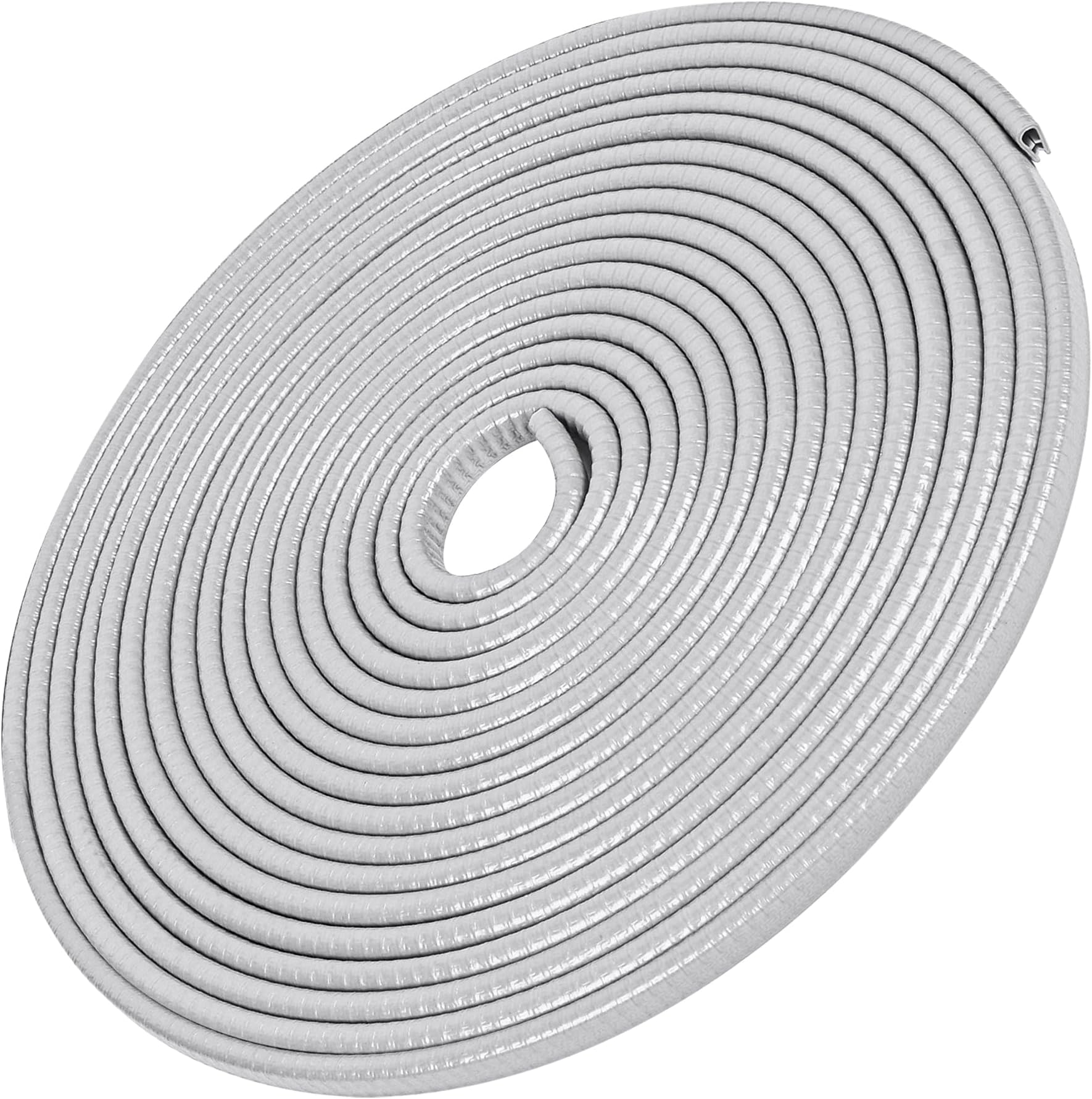 MYFAMIREA 16.4Ft(5M) Long Car Door Edge Guards, U Shape Edge Trim Rubber Seal Protector Car Door Protection Anti-Collision Rubber Clips Easy to Cut No Need Adhesive Fit for Most Vehicles| Grey