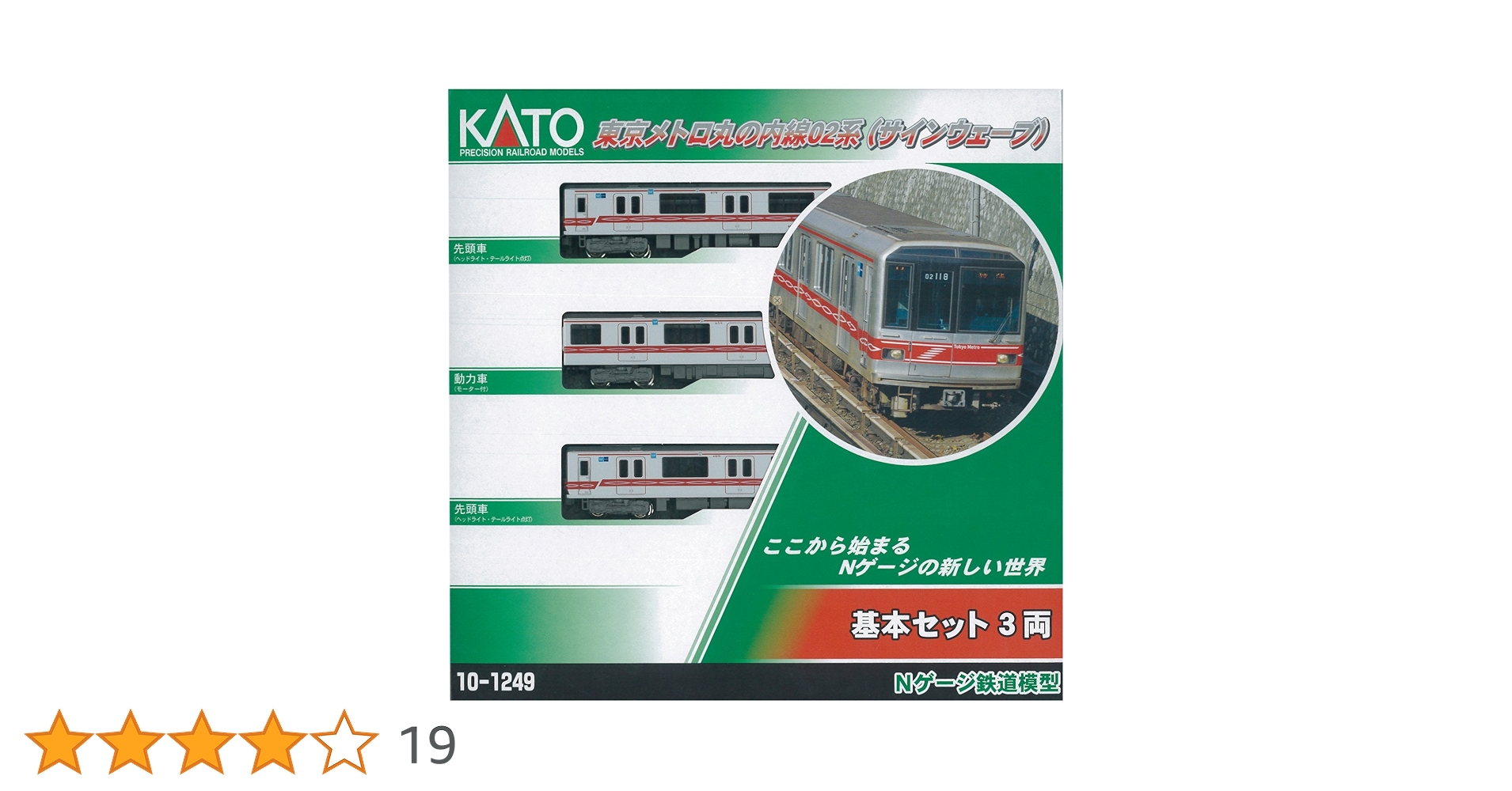 Amazon | KATO Nゲージ 東京メトロ丸ノ内線02系 サインウェーブ 基本 3