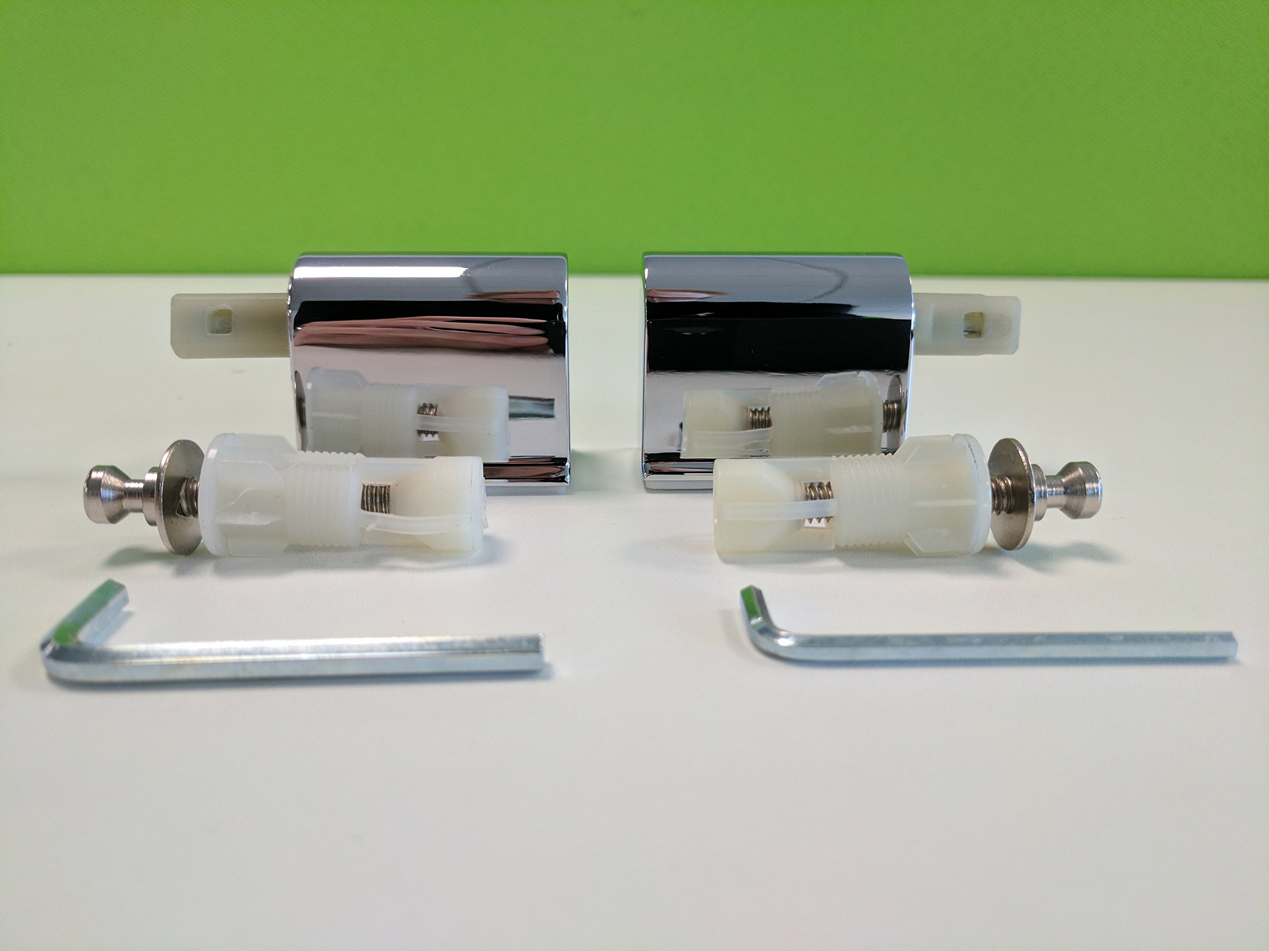 Tc Express Silver Replacement Tc Traditional & Contemporary Toilet Seat Soft Close Hinges