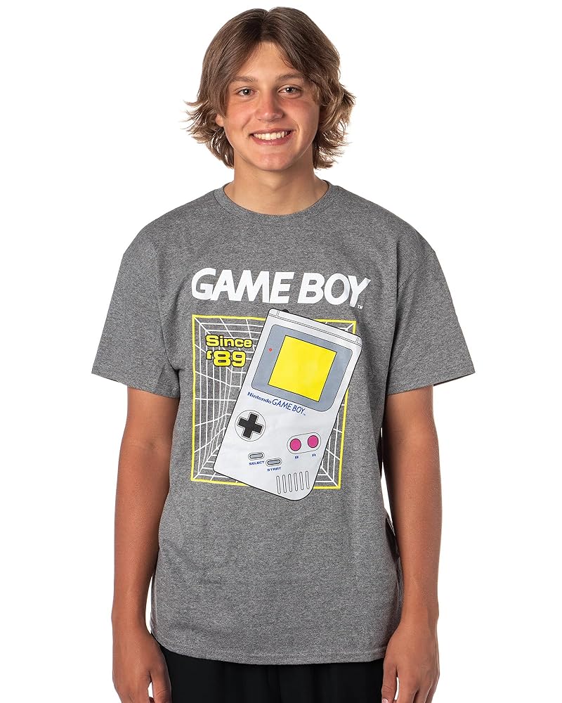 初代 ゲームボーイ Tシャツ グレー ビンテージ Amazon.com: Game Boy Men's Retro 1989 Video Game Console