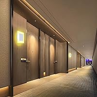 Vista 4 de Kawell Moderno apliques de pared LED de 10 W, lámpara de pared LED cuadrada de acrílico para interiores, lámpara de pared LED minimalista