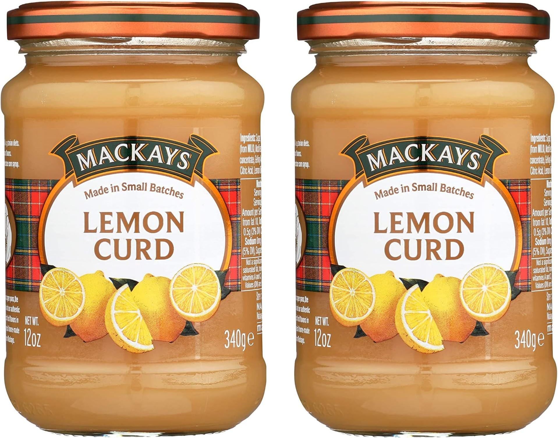 Mackays, Curd Lemon, 12 Ounce