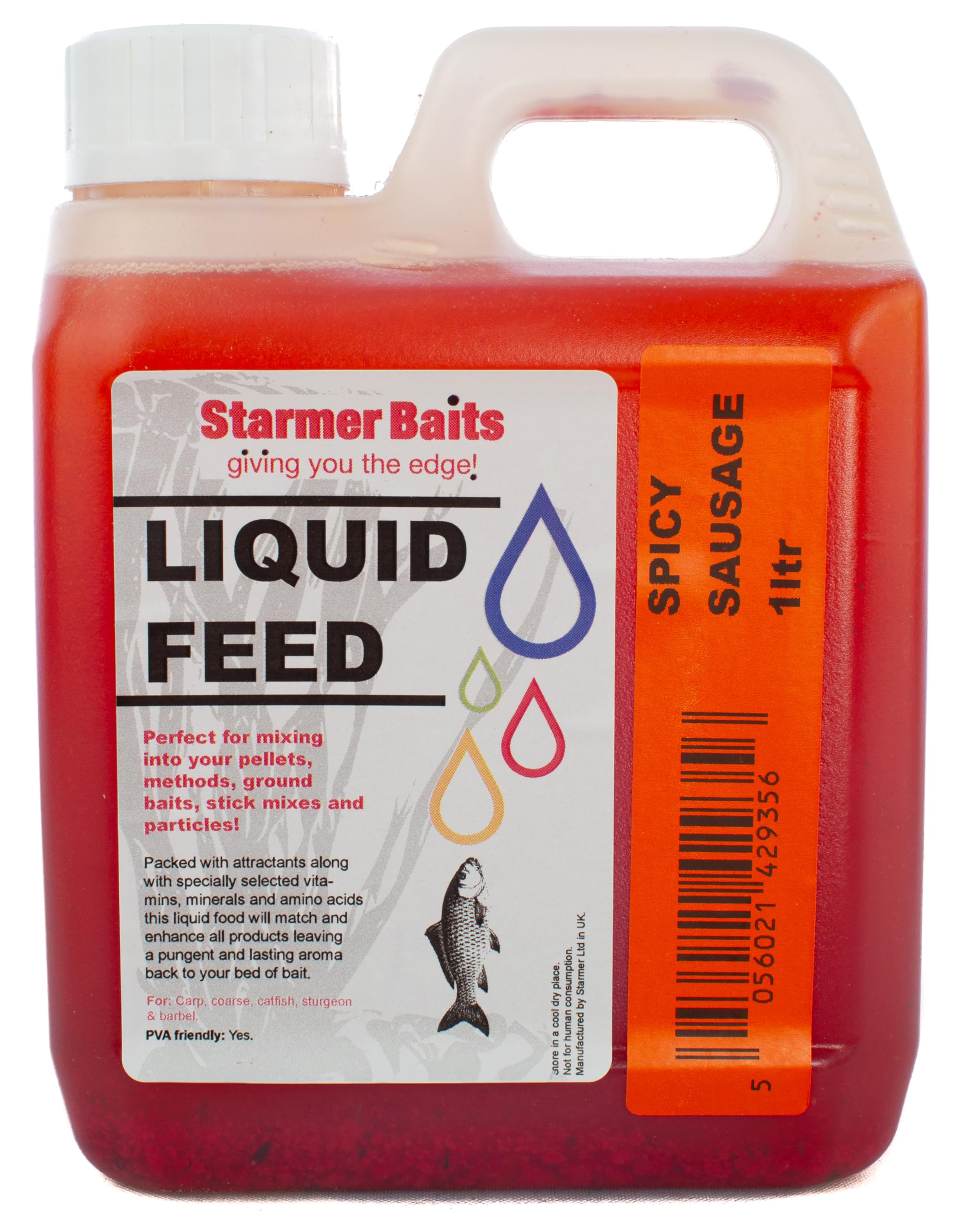 starmerbaits Liquid feed / 1ltr / Spicy sausage