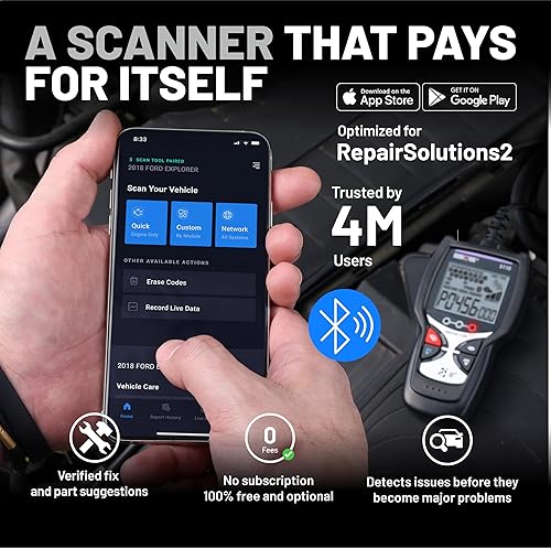 Miniatura 4 de INNOVA 5110 escáner OBD2 2022 lector de código ABS fácil de usar con control de humo y restablecimiento de luz del motor obtén reparaciones y piezas