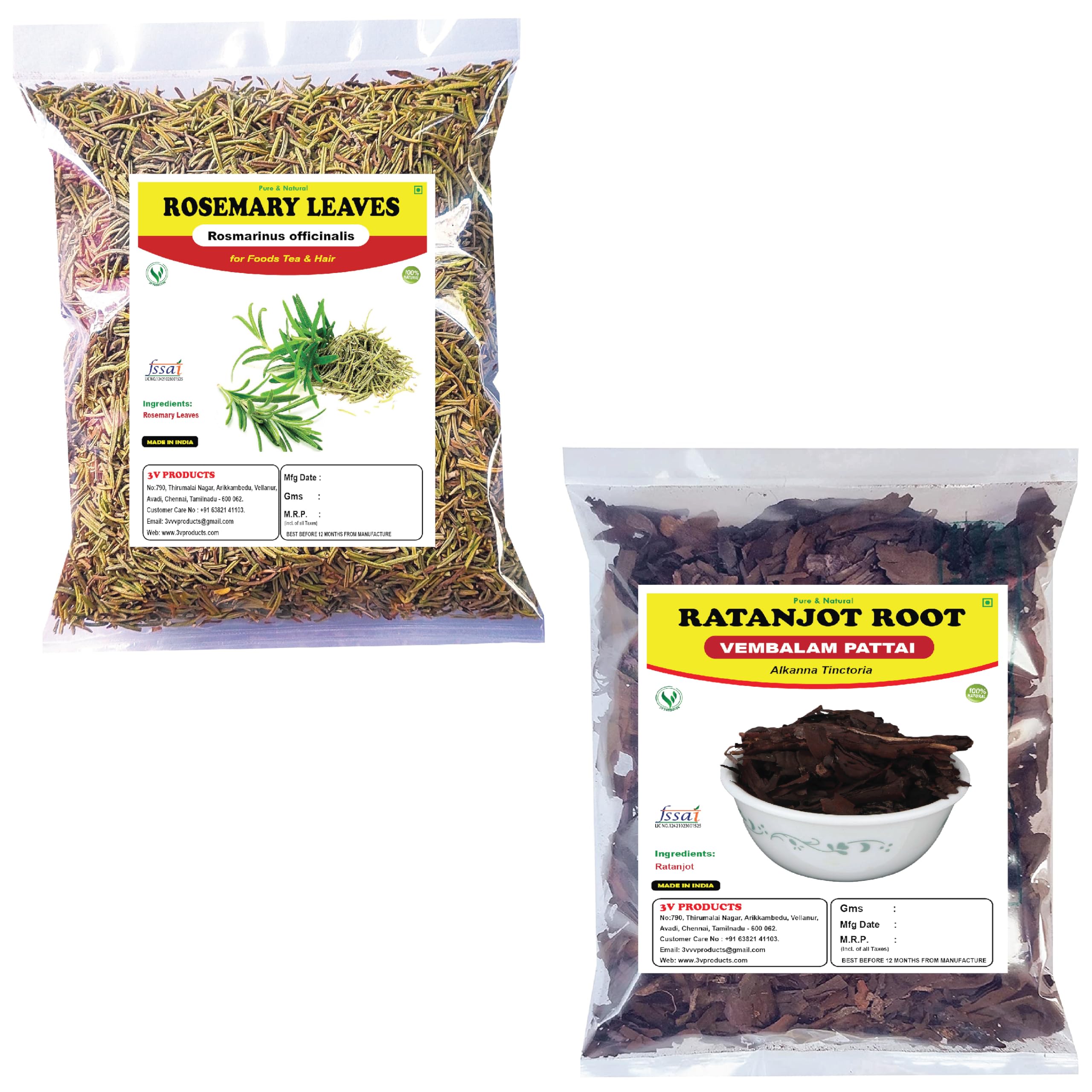 See full amazon price history chart for 3V PRODUCTS Natural Rosemary Leaves 50g & Ratanjot Root 50g for Hair Growth | Combo Pack 50g each (Pack of 2x50g) 3V PRODUCTS Natural Rosemary Leaves 50g & Ratanjot Root 50g for Hair Growth | Combo Pack 50g each (Pack of 2x50g) (B0D1N8PTRH) Amazon Price History, Amazon Price Tracker