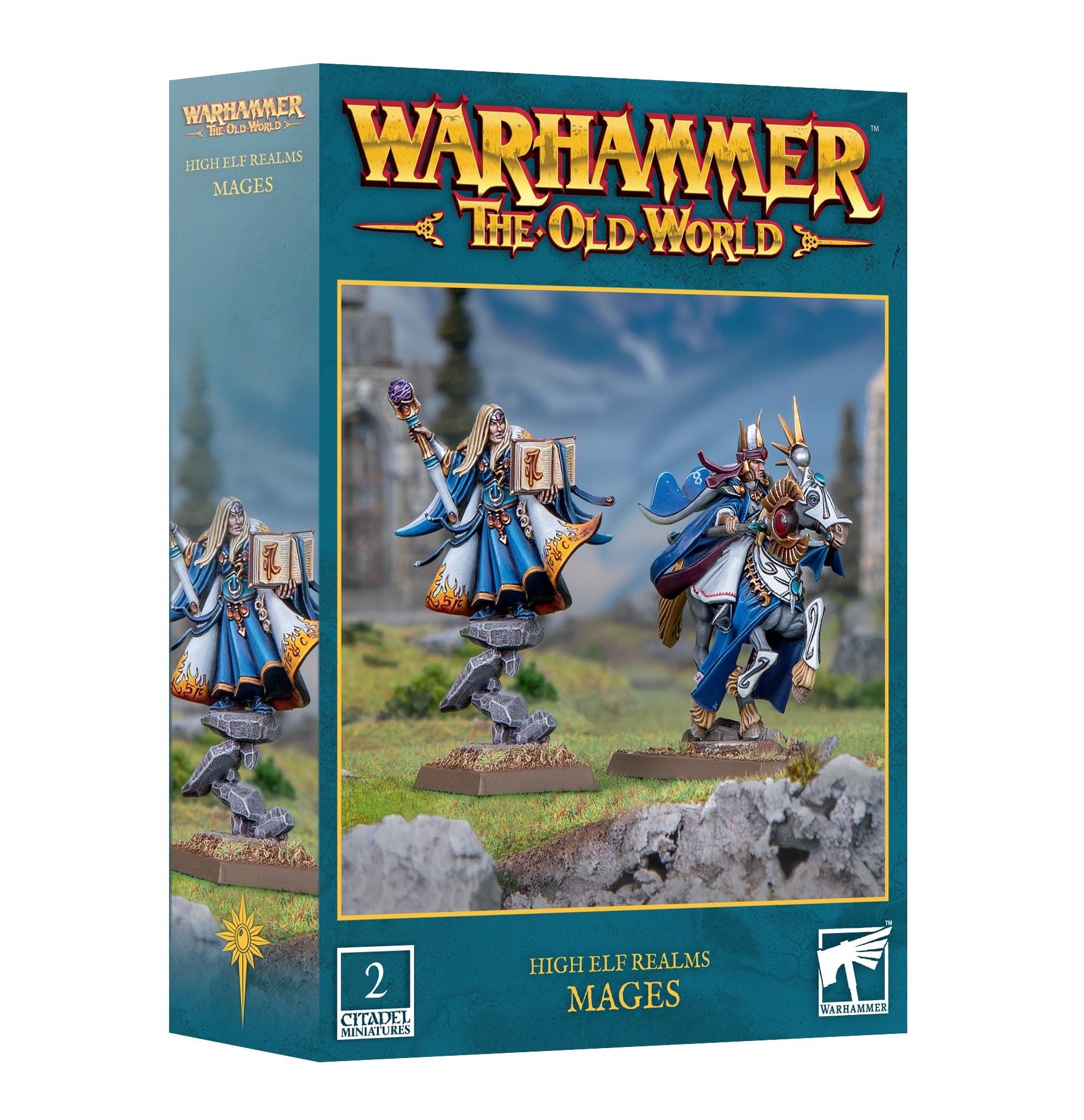 Games Workshop - Warhammer - Il Vecchio Mondo: Alti Reami Elfi: Maghi, Grigio