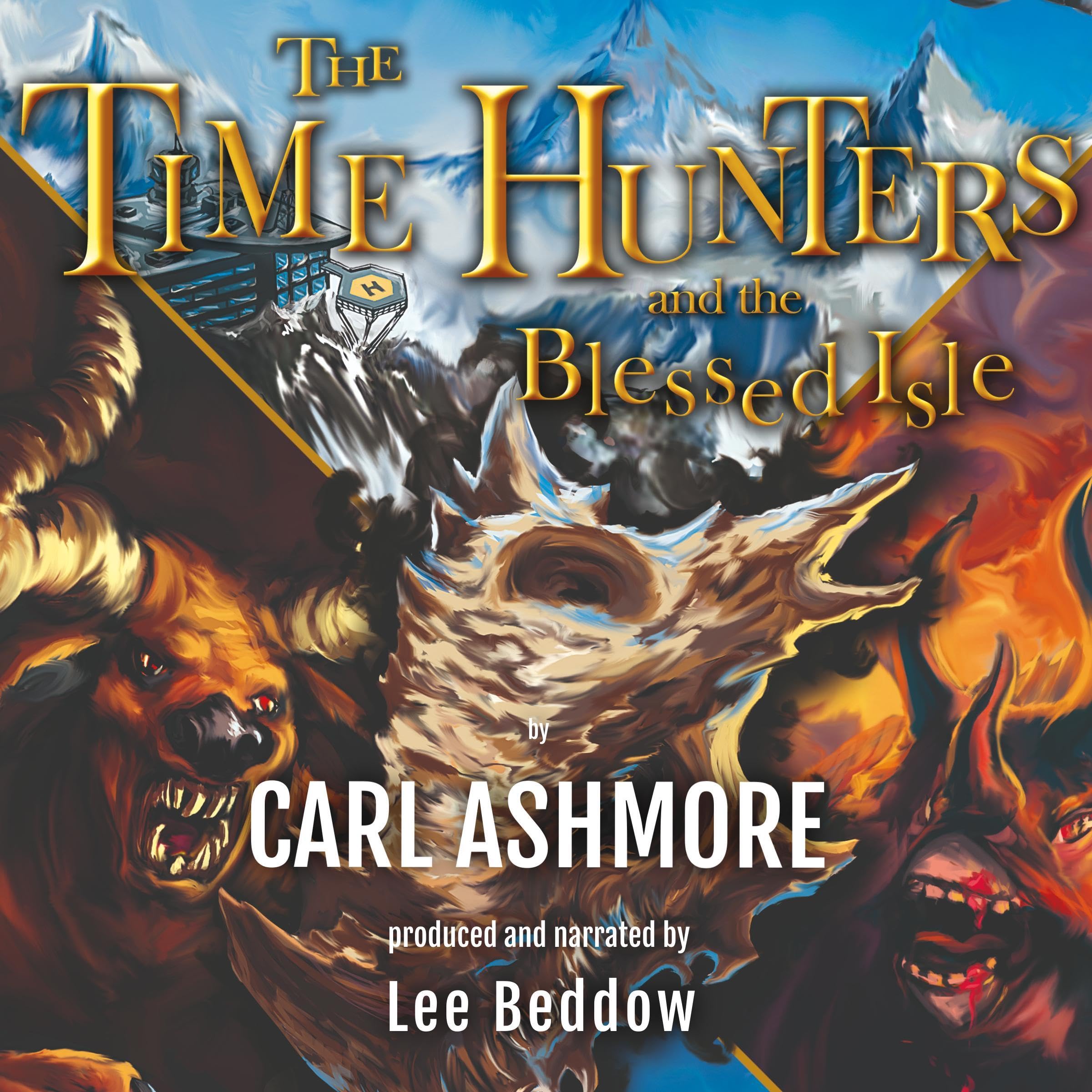 Cover art for The Time Hunters and the Blessed Isle