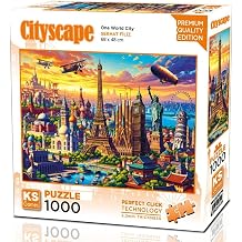 KS Games 1000 Par a One World City - Tek D nya  ehri Puzzle - 20854 - Serhat Filiz