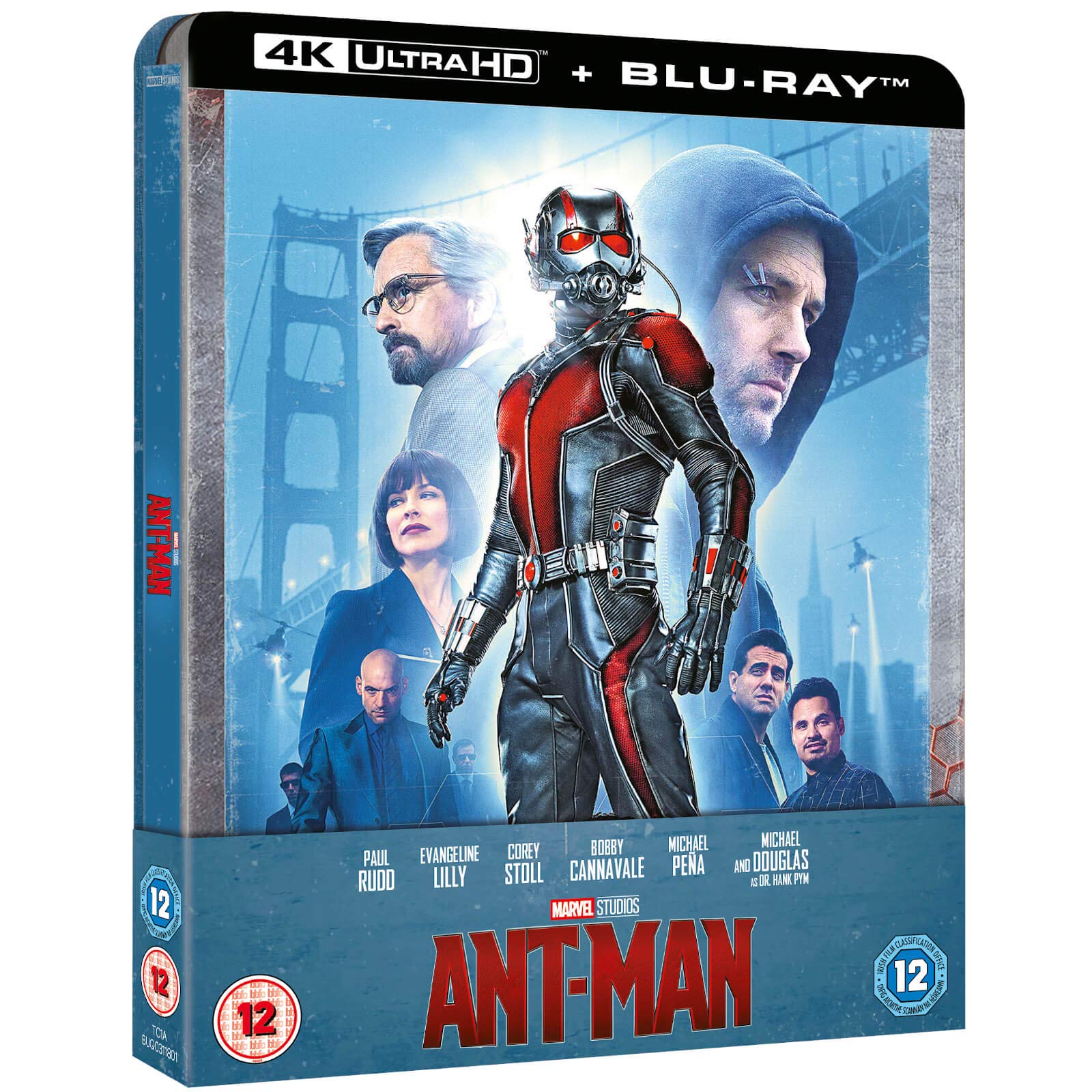 Ant-Man 4K Ultra HD Limited Edition Steelbook / Import / Includes Region Free 2D Blu Ray