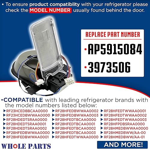 Miniatura 2 de Whole Parts Palanca de actuador para dispensador de refrigerador DA97-12628H - Reemplazo y compatible con refrigeradores Samsung - Reemplaza