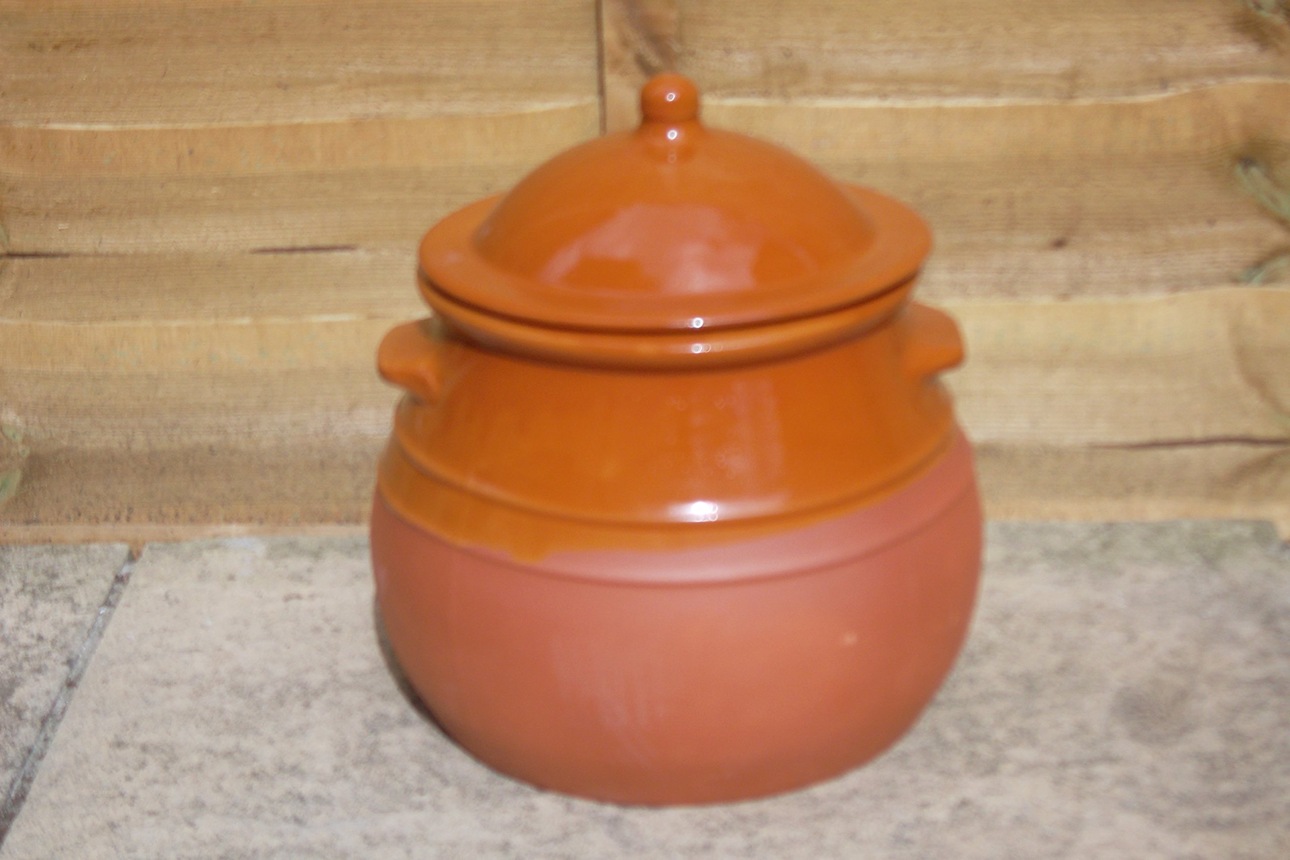 Terracota cazuela/cacerola de guisos) 8 litros de 28 cm de diámetro x 31 cm de alto