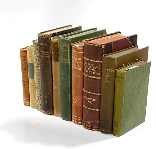 Miniatura 7 de Libros para decoración - Acentos decorativos para el hogar y la oficina, estilo antiguo (ecléctico)