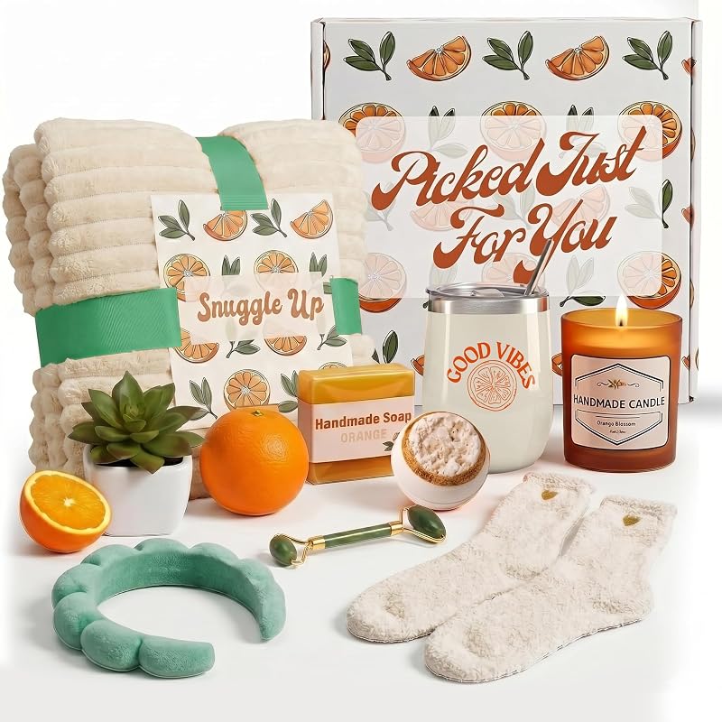 Sunny & Wise Kit para presente com copo reutilizável, conjunto branco com 10 peças