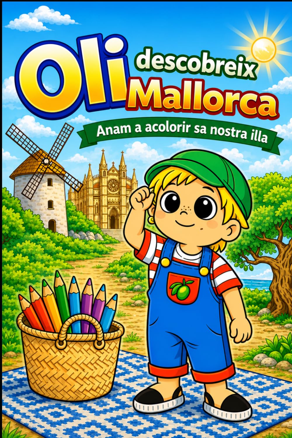 Oli descobreix Mallorca: Libro infantil interactivo para colorear, jugar y descubrir la cultura y el idioma (Explore with Oli)