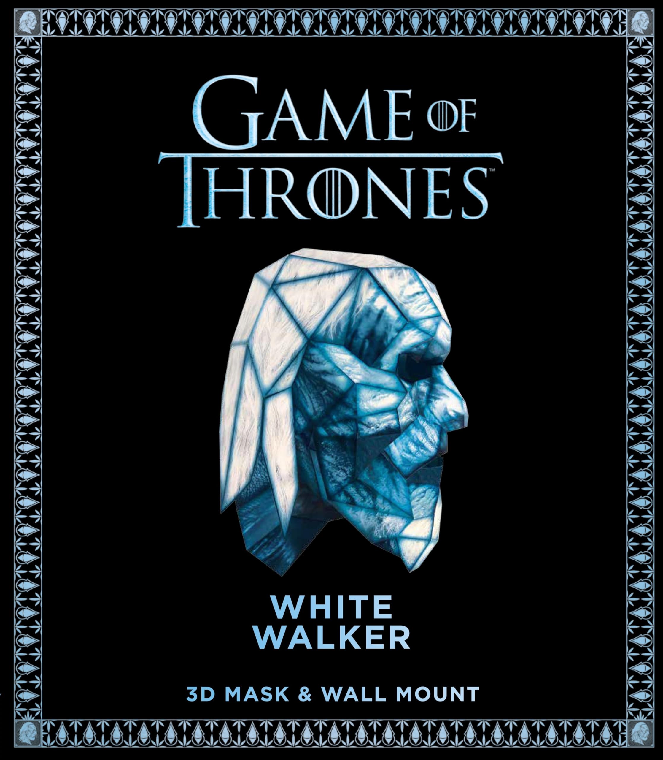 Masque Game of Thrones White Walker 3D et décoration murale pour fans