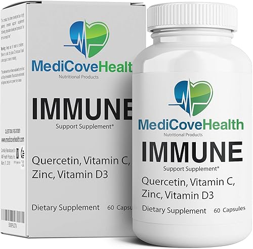 Apoyo inmunológico: Quercetina, Vitamina C, Zinc, Vitamina D3.