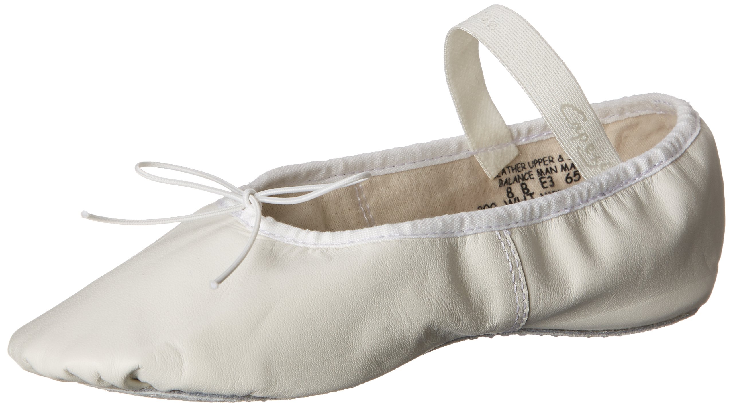 Capezio Women's Teknik Shoe, White, 7.5 E US