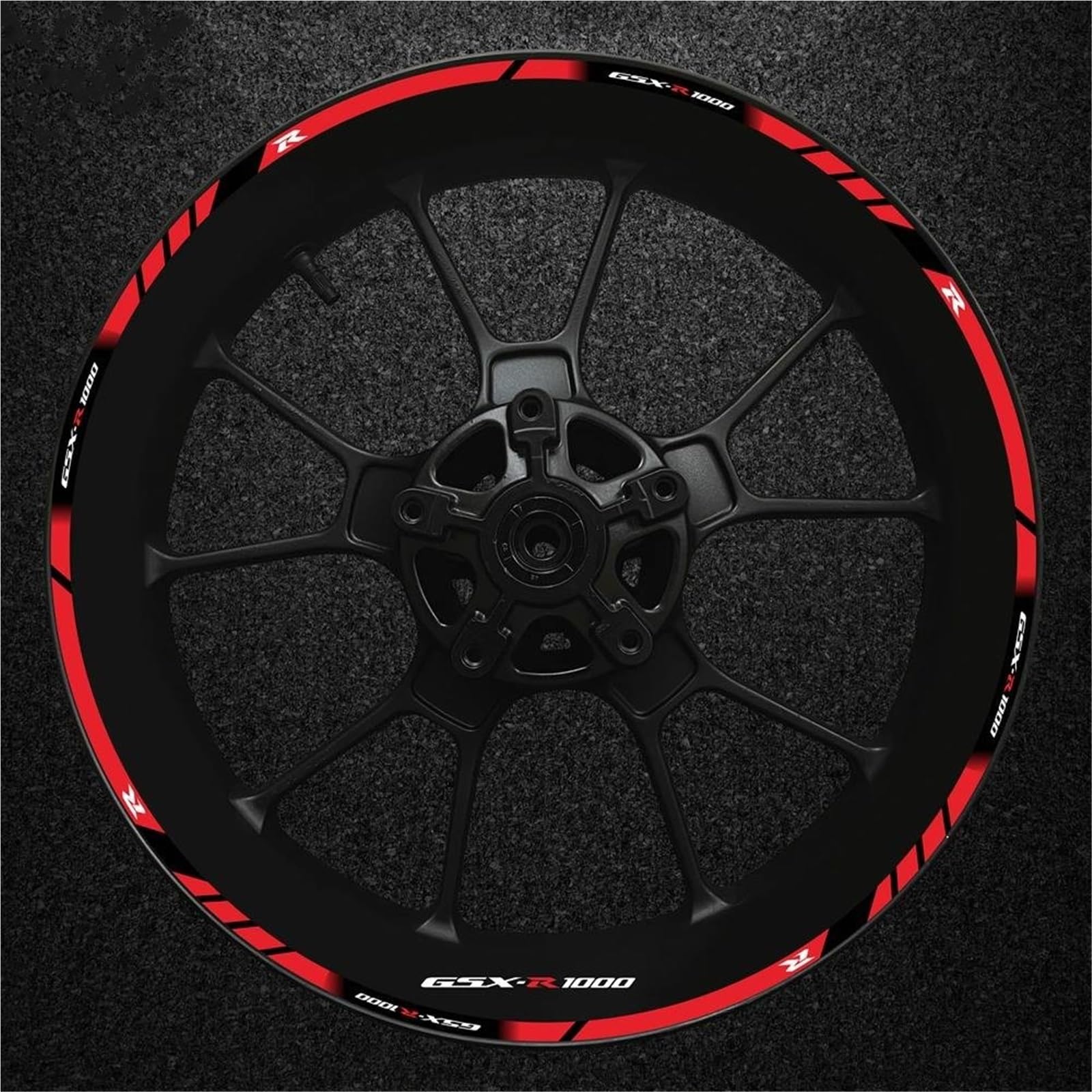 Wheel Stickers Motorcycle Reflective Wheel Decal for Suzuki GSXR1000 GSXR GSX-R 1000 GSX-R1000 Rim Stripe Decals Hub Stickers Rim Reflective Decal