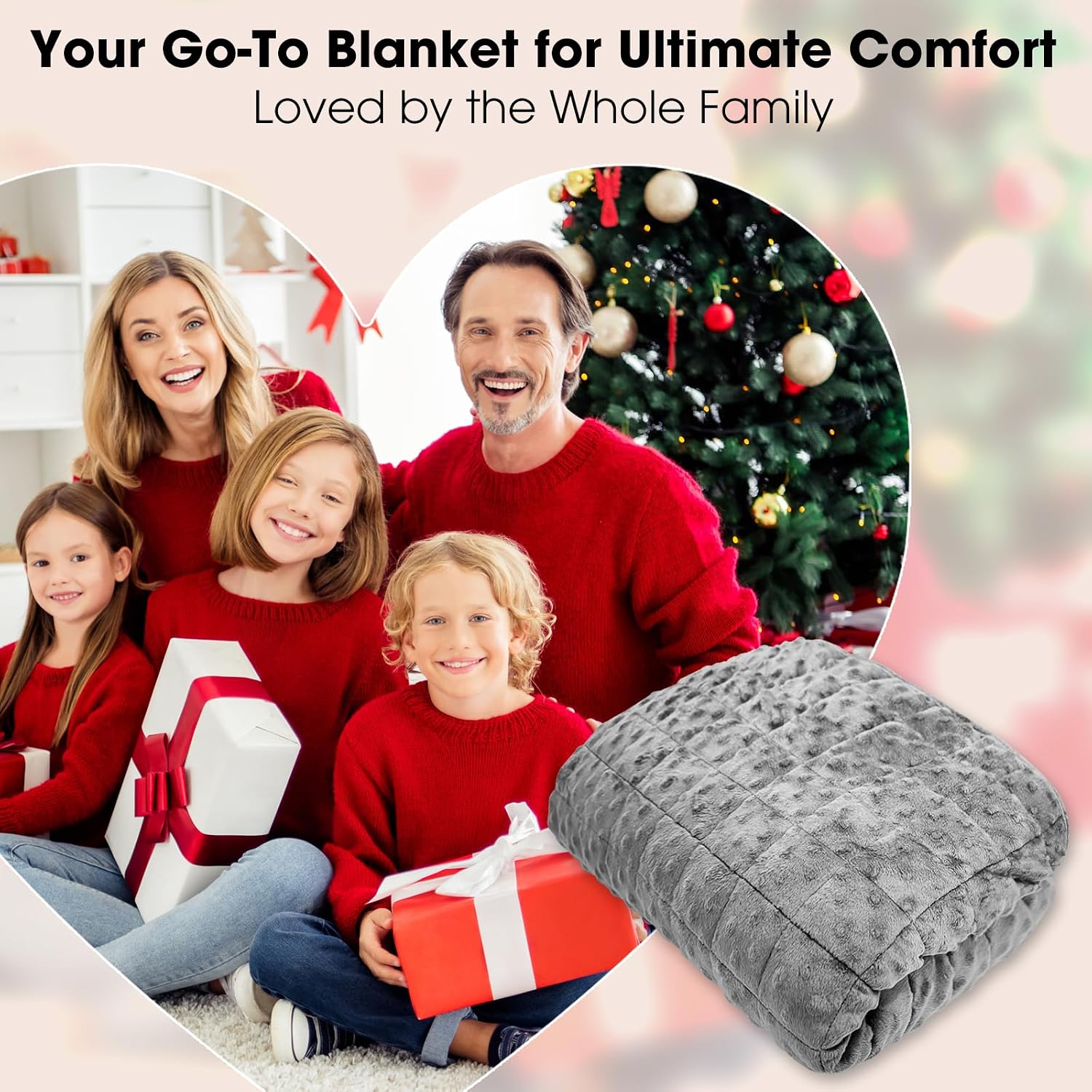 Cozy Wearable Weight ed Blanket Hoodie – 10 lbs, 57.4"x47.2" Soft Microfiber with Glass Beads for Deep Relaxation, Better Sleep & Wearable Design Comfort Weight ed Cloak