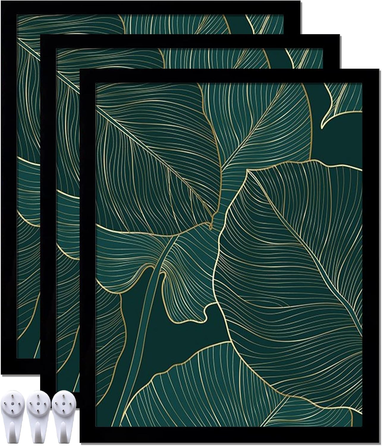 keibiubu Black 12x15 Picture Frame Set of 3, High