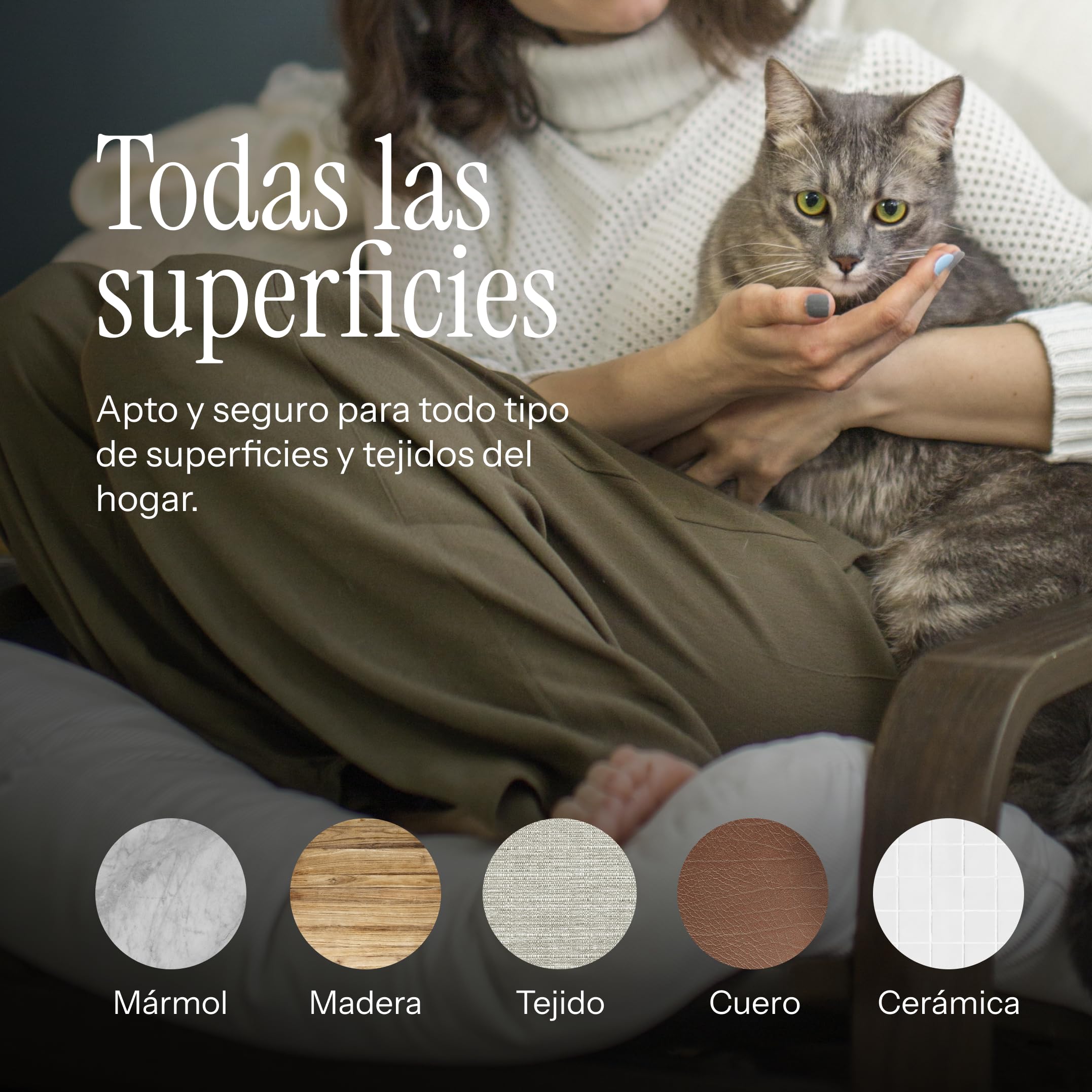 EOS (1 litro) Eliminador de olores Mascotas al instante. Anti olor orines de Perros, Gatos. Aplicar en sofás, arenero, cesped, Coche. Detergente enzimatico, Repelente de micciones gatos.