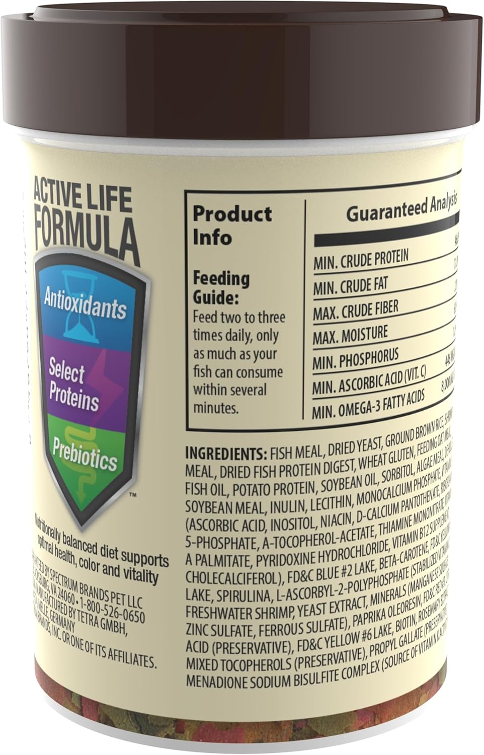 TetraMin Nutritionally Balanced Tropical Flake Food for Tropical Fish 1 Ounce (Pack of 1)
