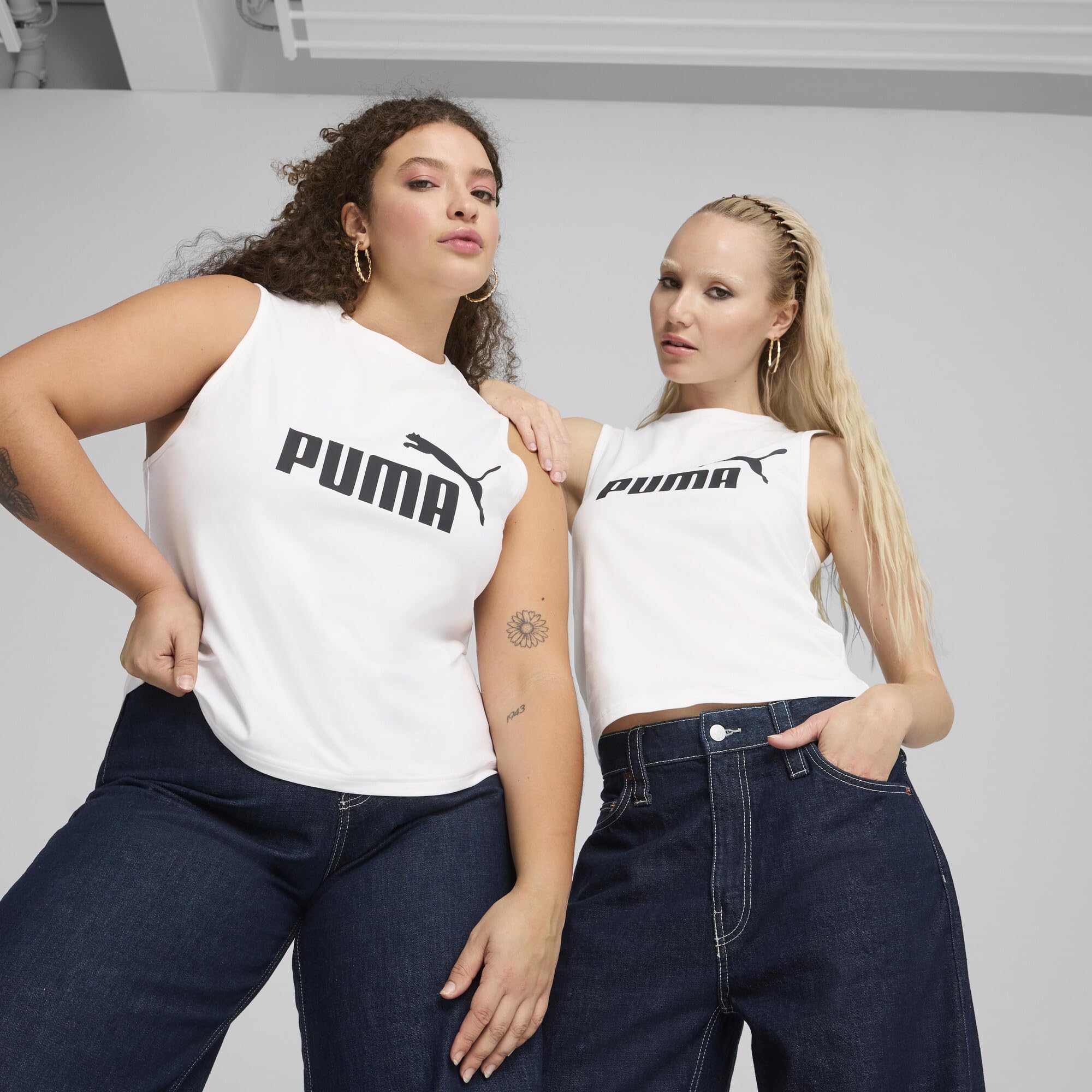 PUMA Débardeur ajusté à Logo N° 1 ESS Femme