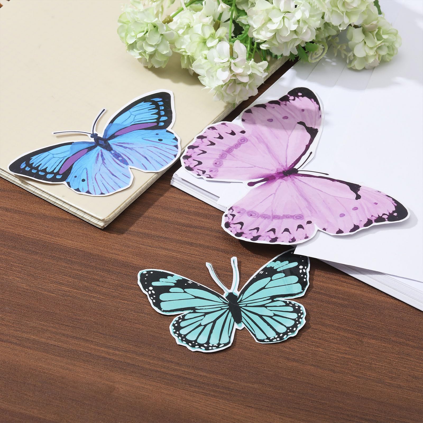 GLOBLELAND 50 feuille de Papier Autocollant Washi Imprimable A4 translucide et Auto Adhésif pour Manuels Carnets Stickers DIY Imprimante Jet D'Encre Agenda Albums Cahiers Scrapbooking Cartes