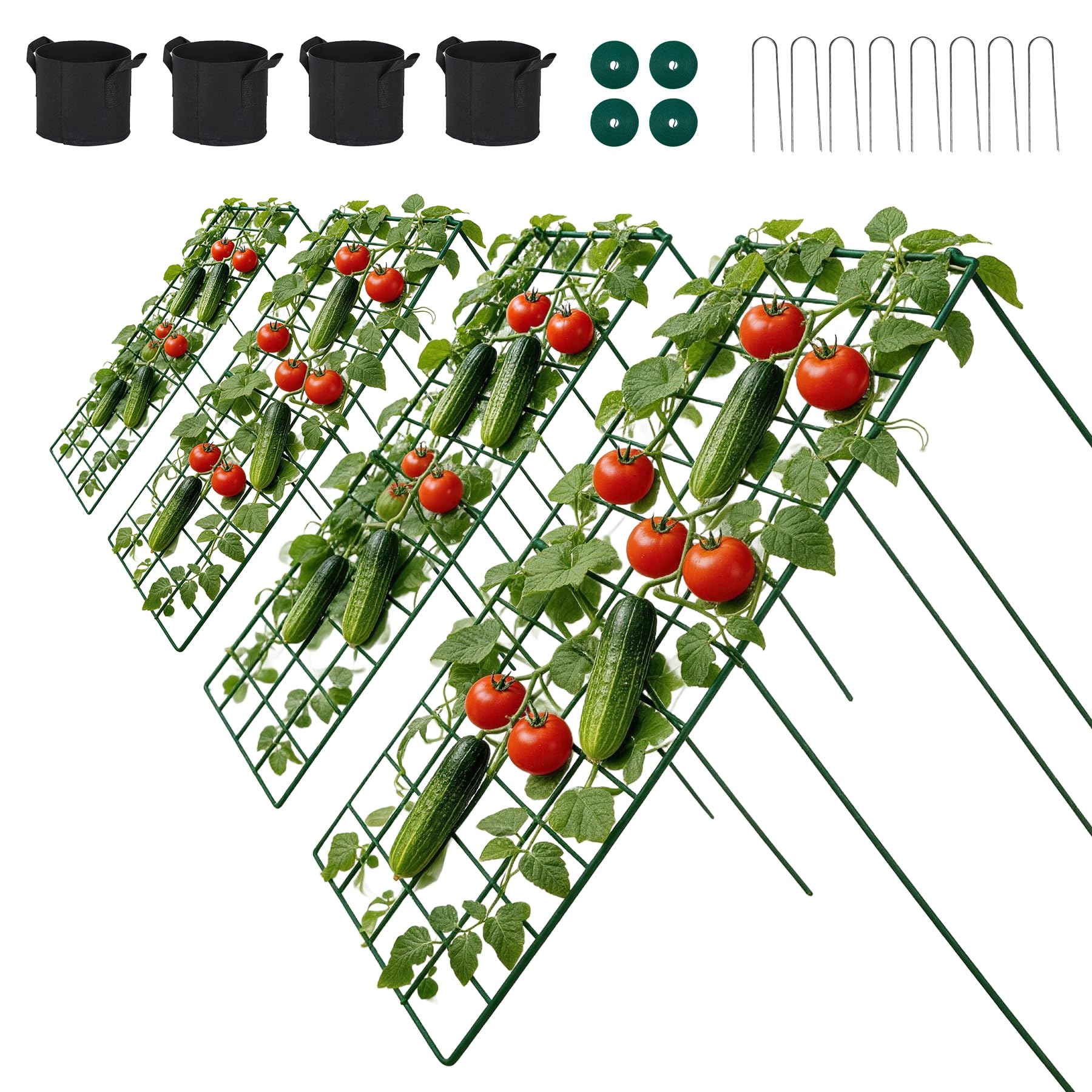 Cucumber Trellis 4 Pack 48 Inch A Frame
