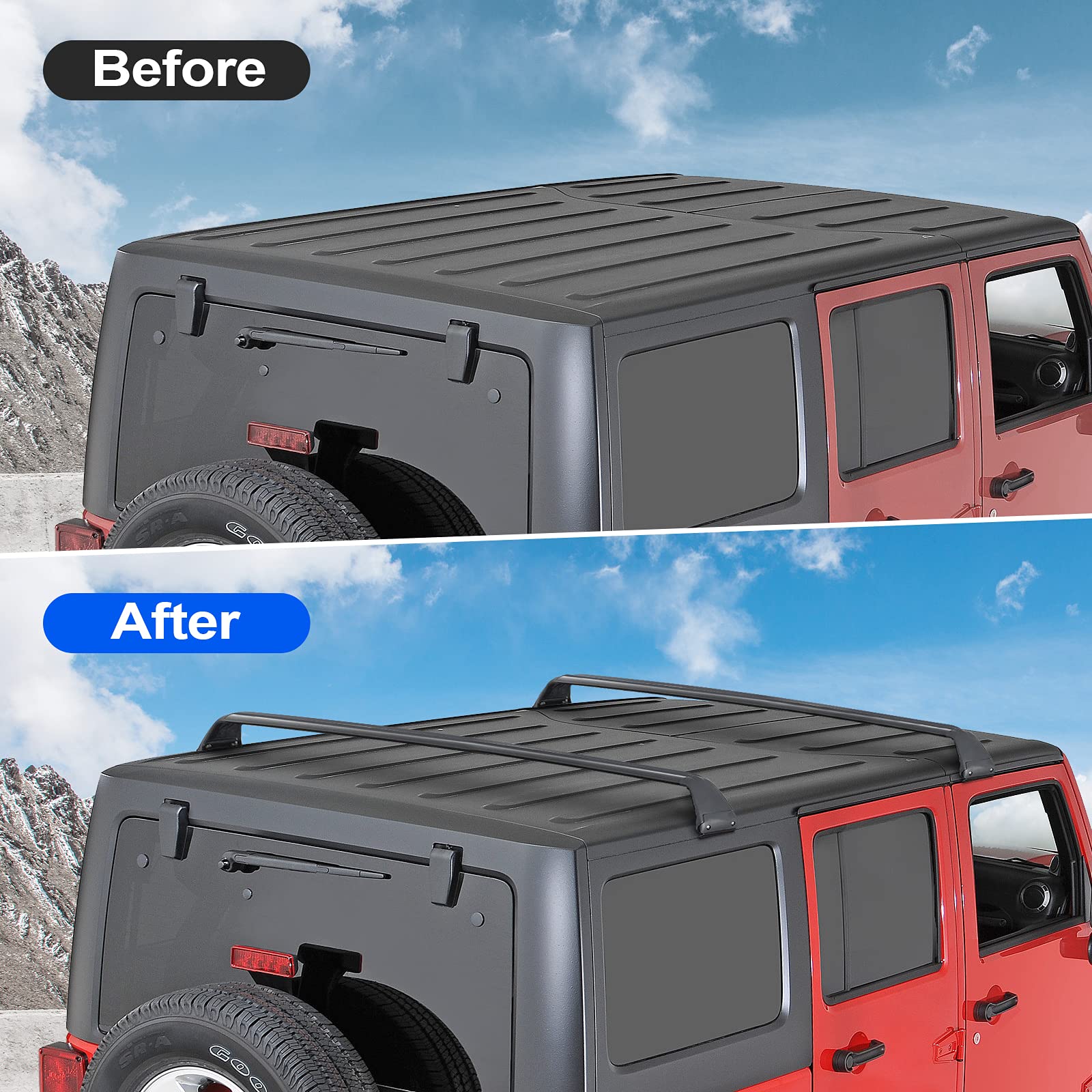 Buy SUPAREE Roof Rack Wrangler, Luggage Rack Wrangler, Roof Rack Cross