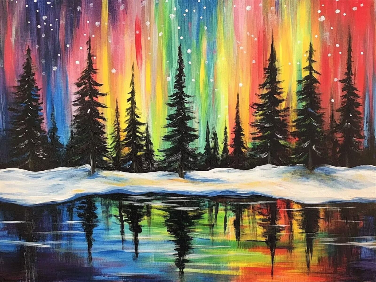 Landscape Diamond Art Kits Adults 10x15cm 5D DIY Forest Diamond Painting Kit for Beginners with Tools, Round Full Drill Crystal Art Crafts Canvas Paintings for Home Wall Decor Gifts for Women G-944